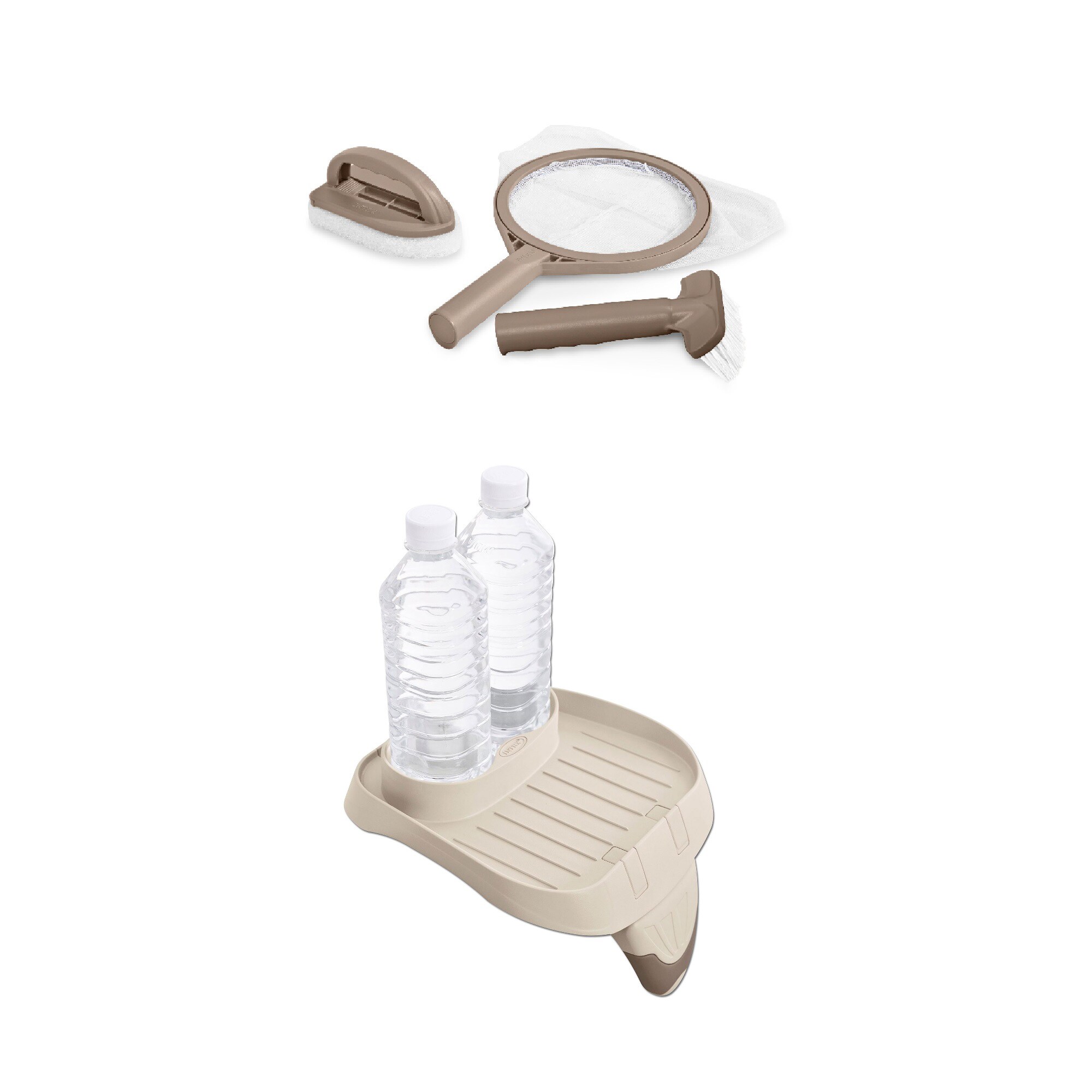 Intex 176483  Hot Tub Maintenance Accessory Kit and Attachable Cup Holder (2 Pack)