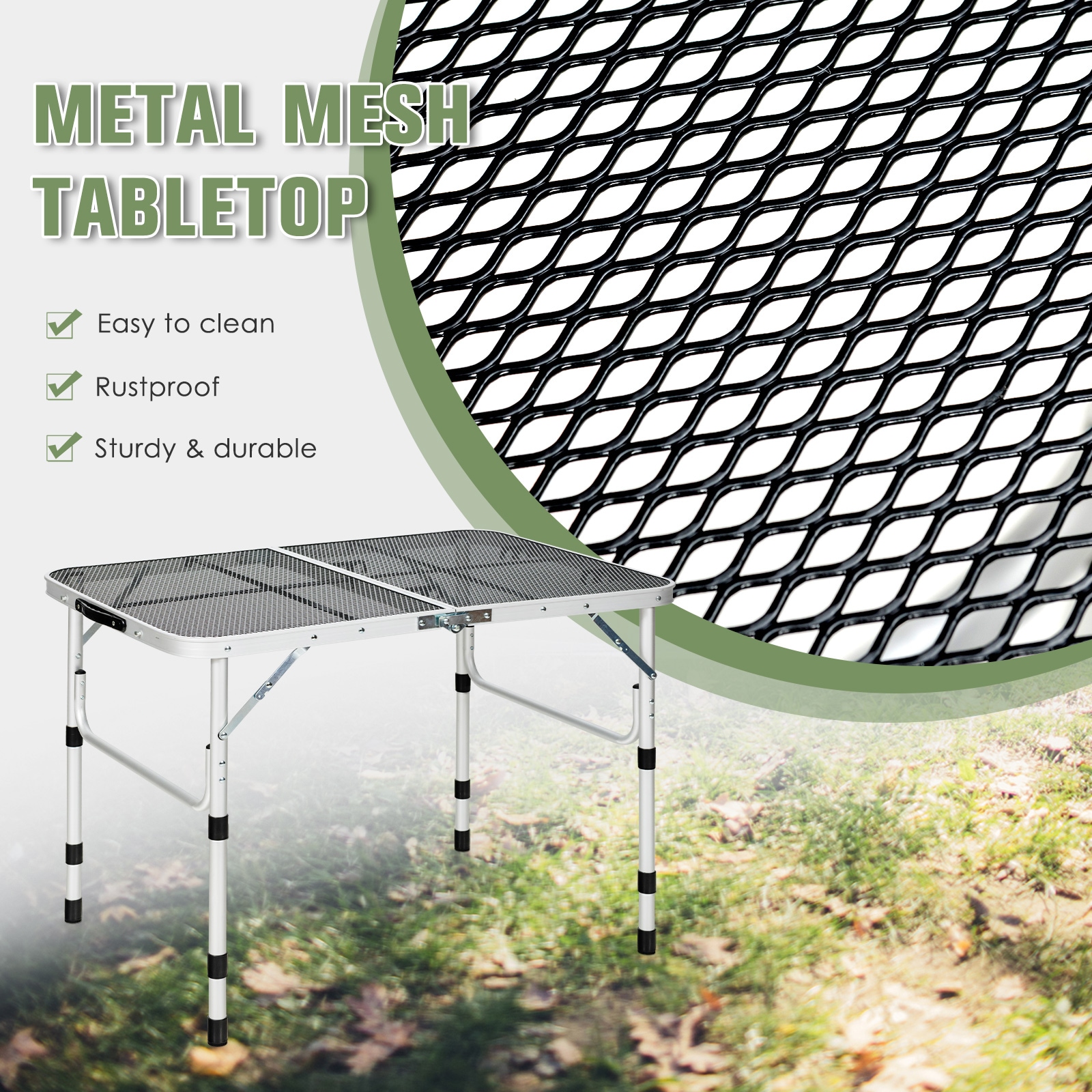 YERIVA O10149SLDH Picnic-Tables - View #7