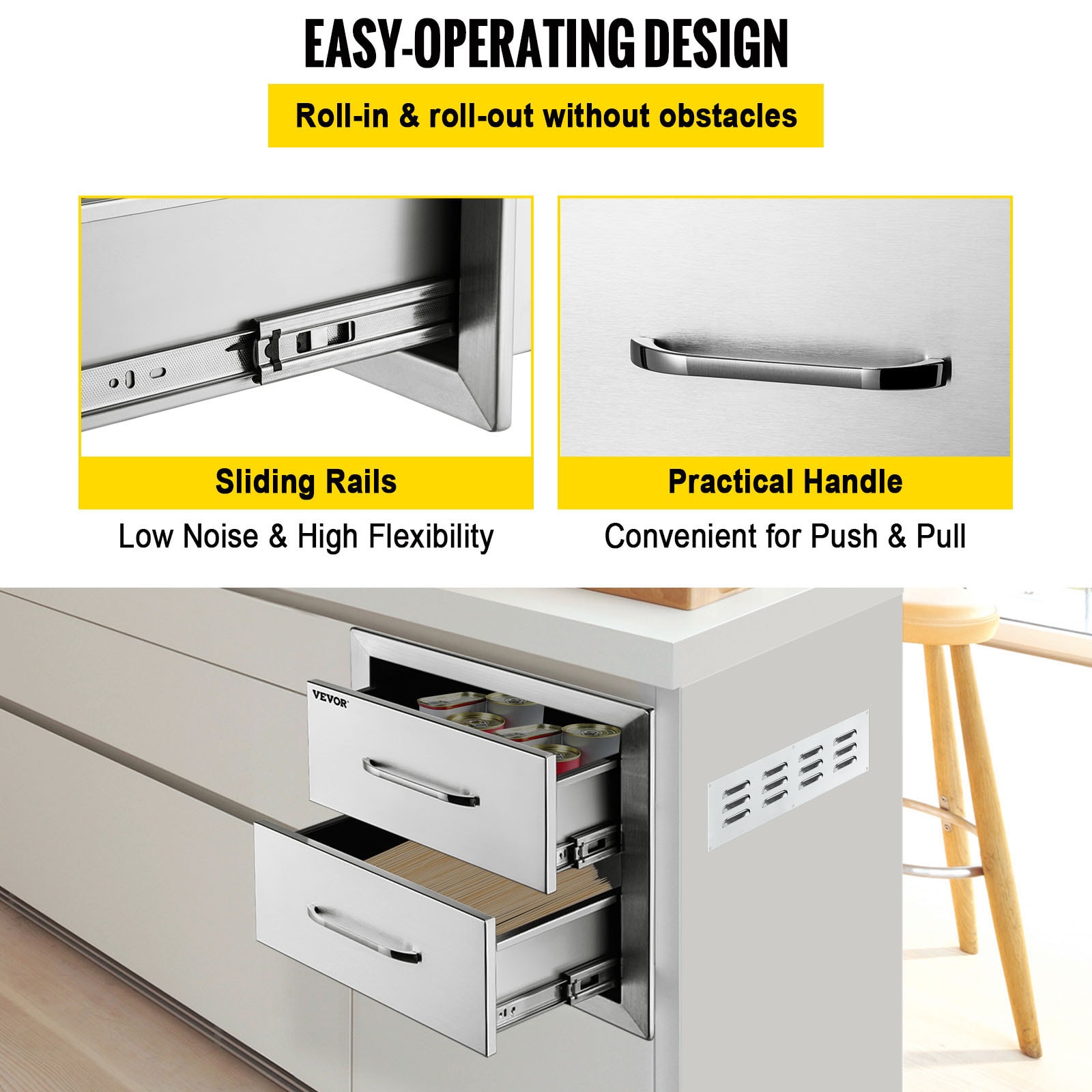 VEVOR 19.7 x 29.5 x 10-IN BBQ Drawers Built-In Grill Cabinet Double Drawer 18X15YC2CBXGCTG01V0 simolary.com 18 VEVOR 19.7 x 29.5 x 10-IN BBQ Drawers Built-In Grill Cabinet Double Drawer 18X15YC2CBXGCTG01V0 Simolary simolary.com 18