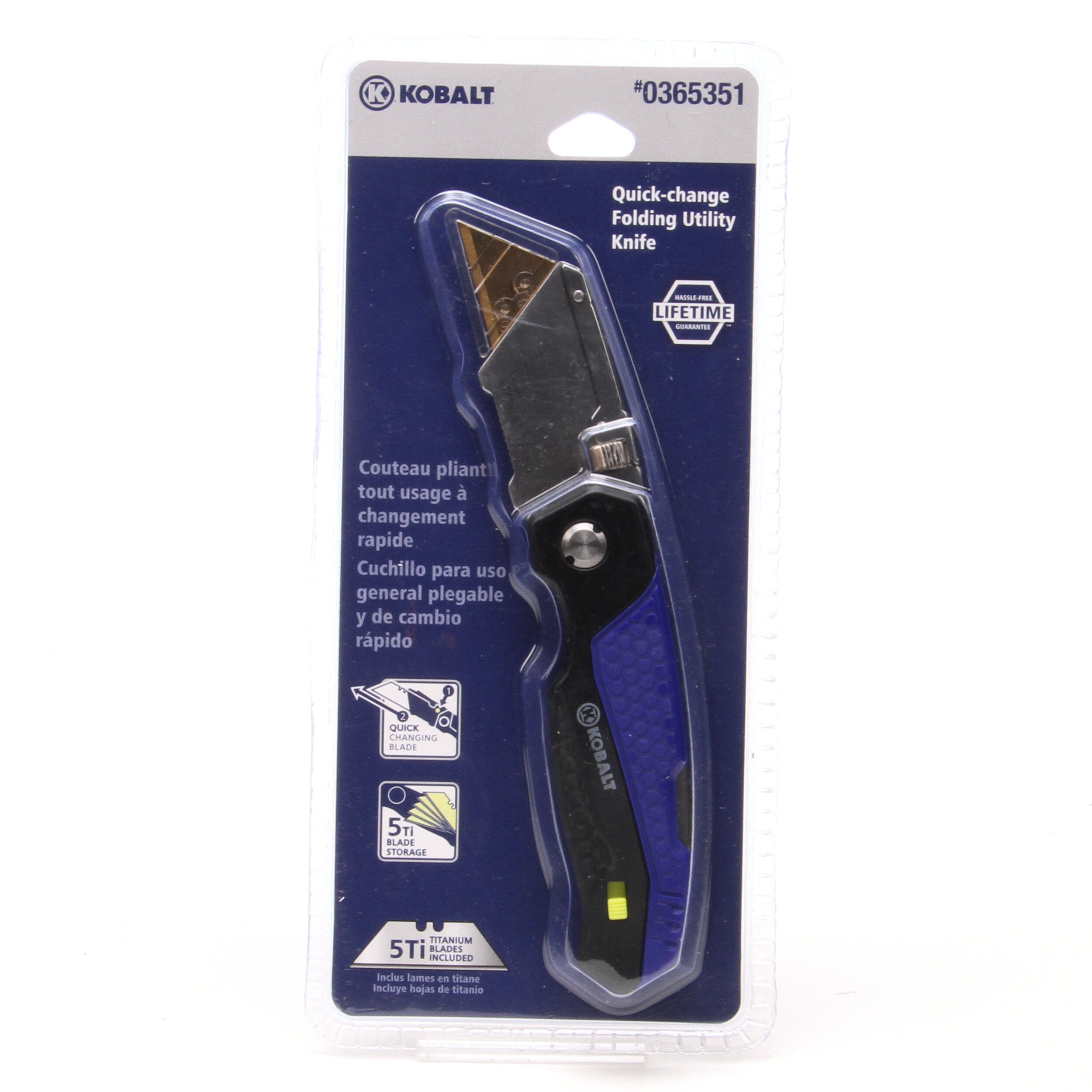 Kobalt 6-Blade Folding Utility Knife in the Utility Knives department ...