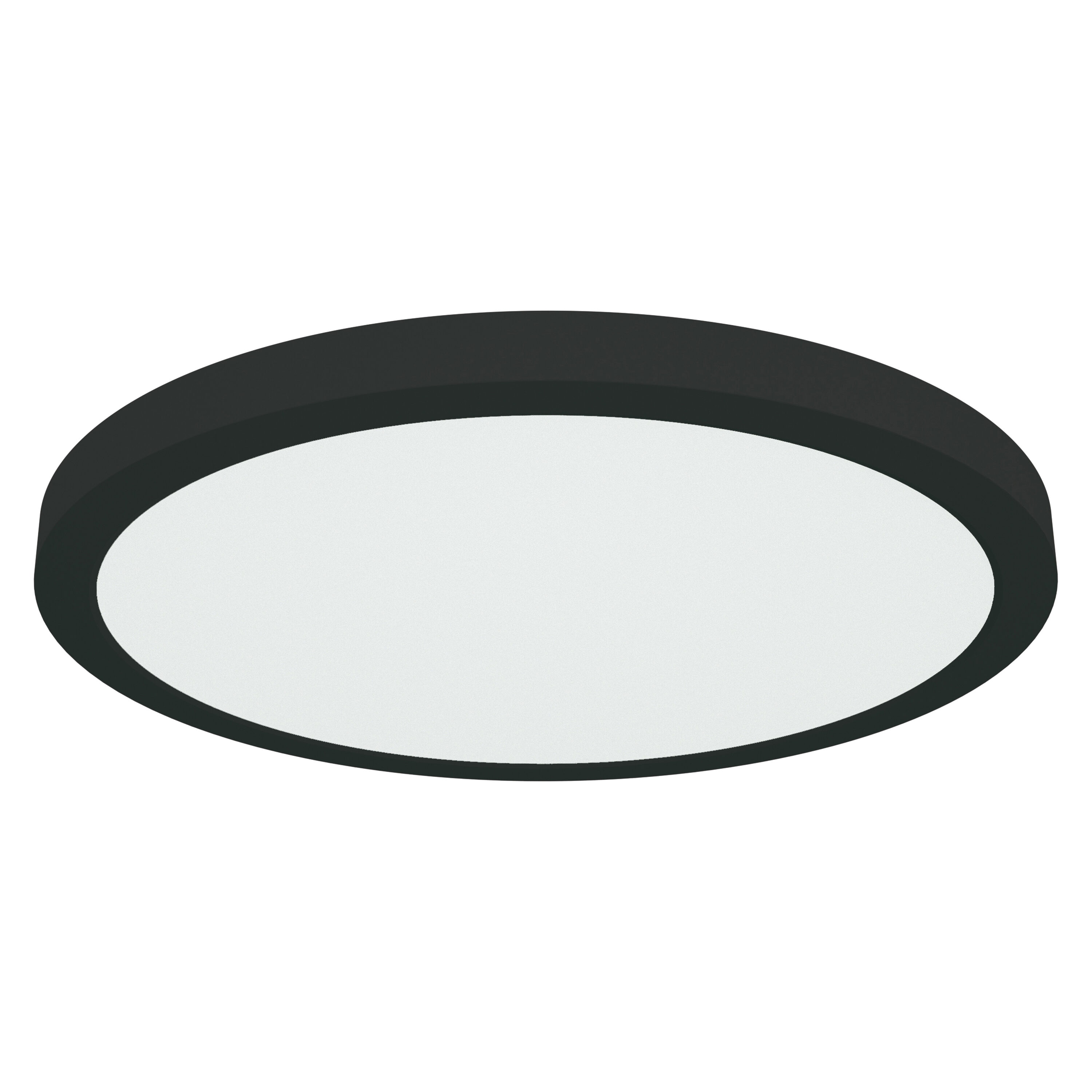 Access Lighting 20848LEDD-BL/ACR ModPLUS 16-in Black Integrated LED Flush Mount Light