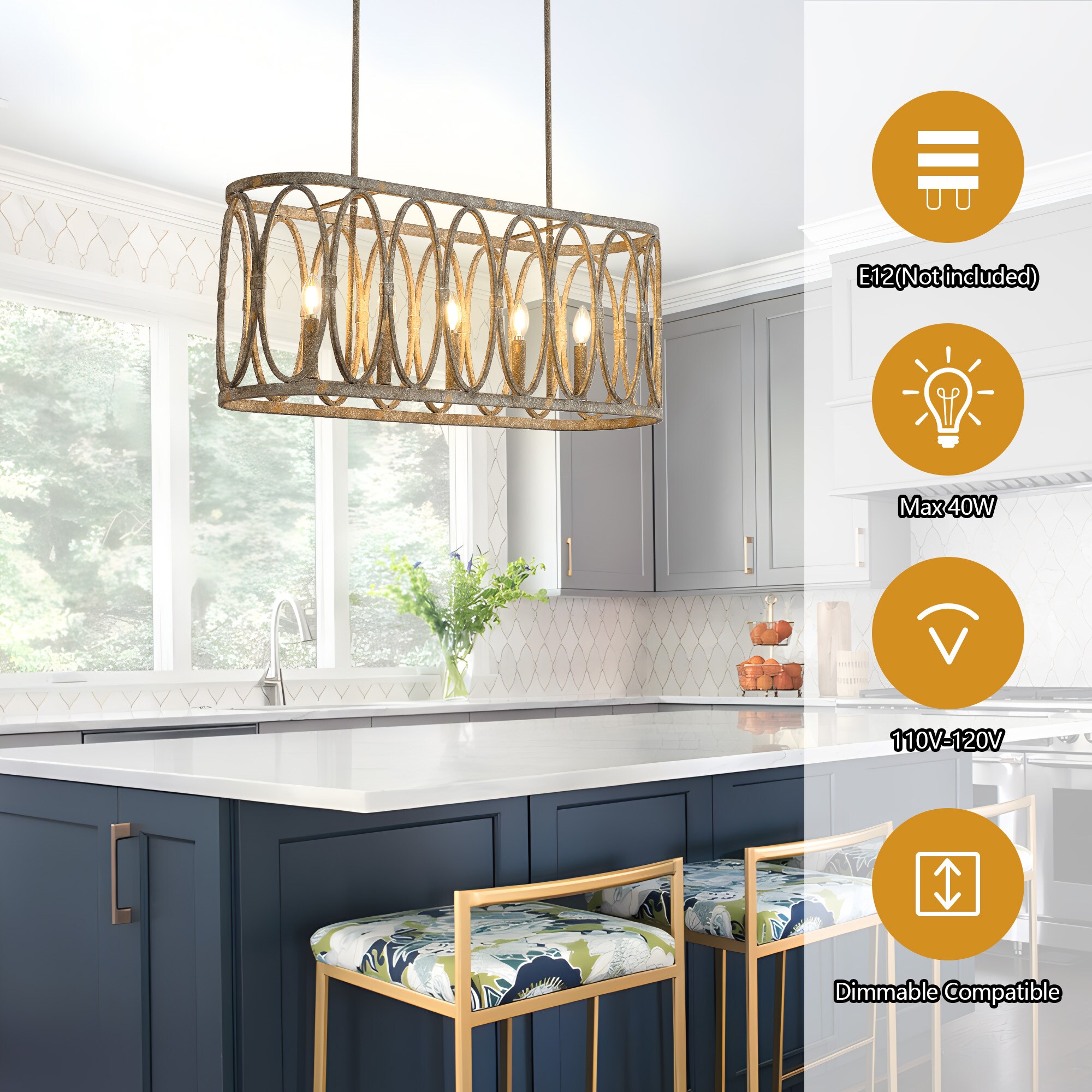 GZJunYo K-052-R Pendant-Lights - View #3