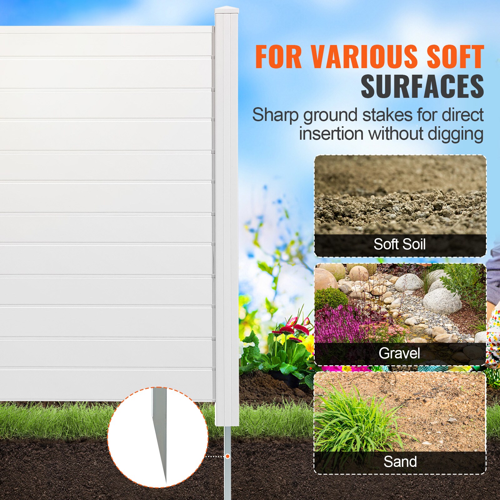 VEVOR SCPVCYSWLMB503010V0 Outdoor-Privacy-Screen - View #2