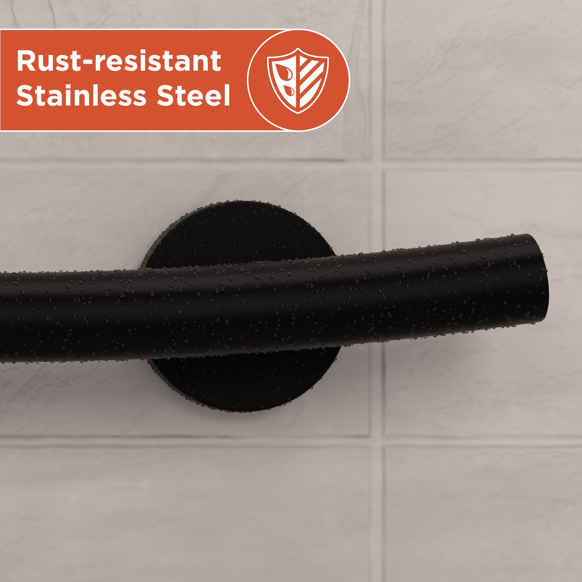 HealthCraft WGB-24-LR-BLK Grab-Bars - View #4