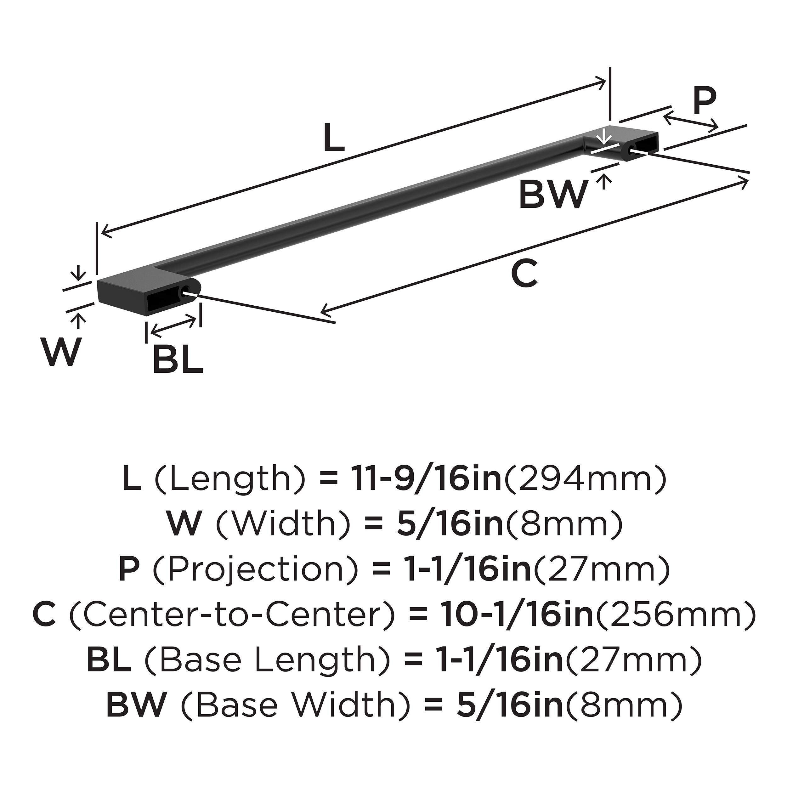 Amerock 10BX37135MB Cabinet-Pulls - View #4