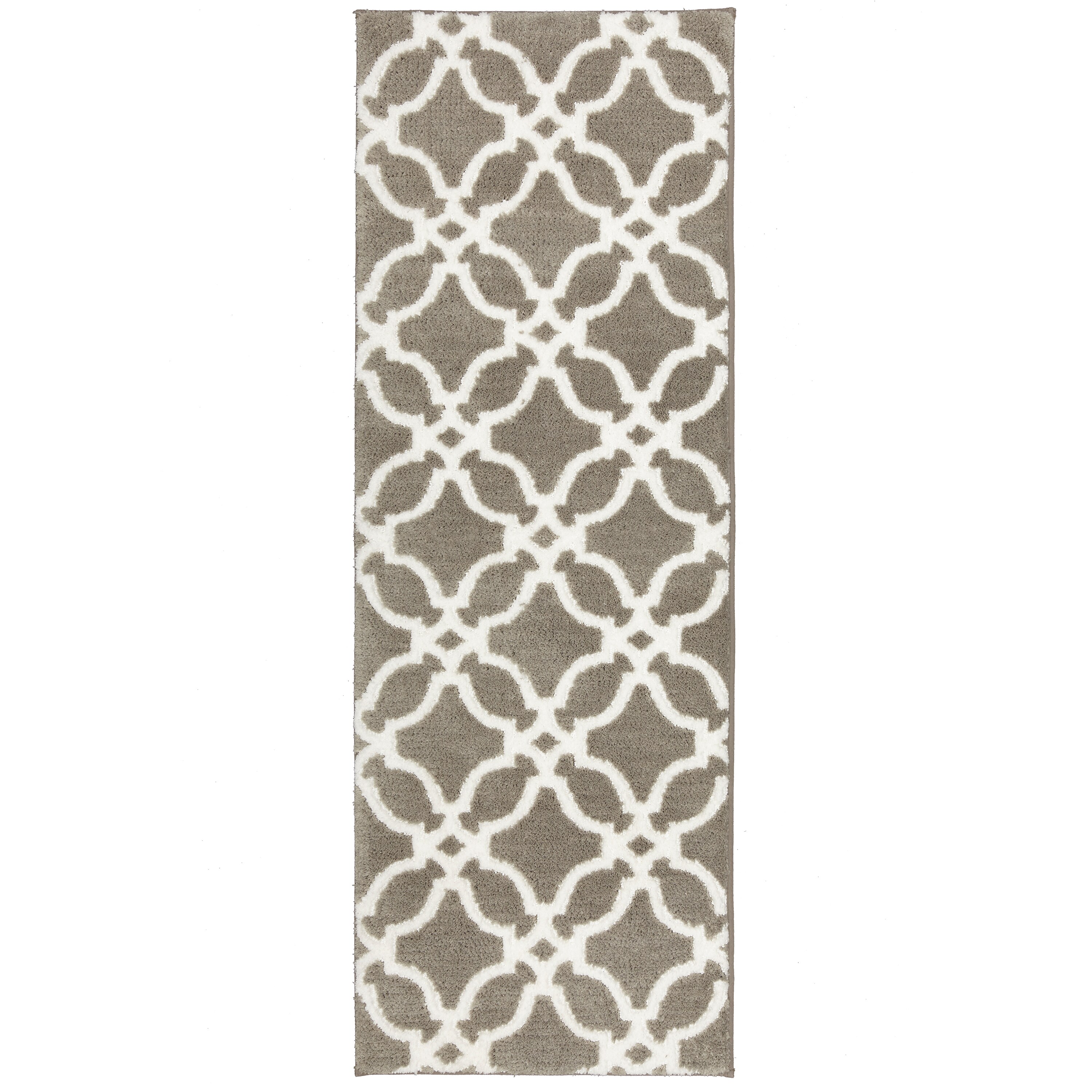 Mohawk Home N6384 9945 021060 Horizon 60-in x 21-in Gray Polyester Bath Rug