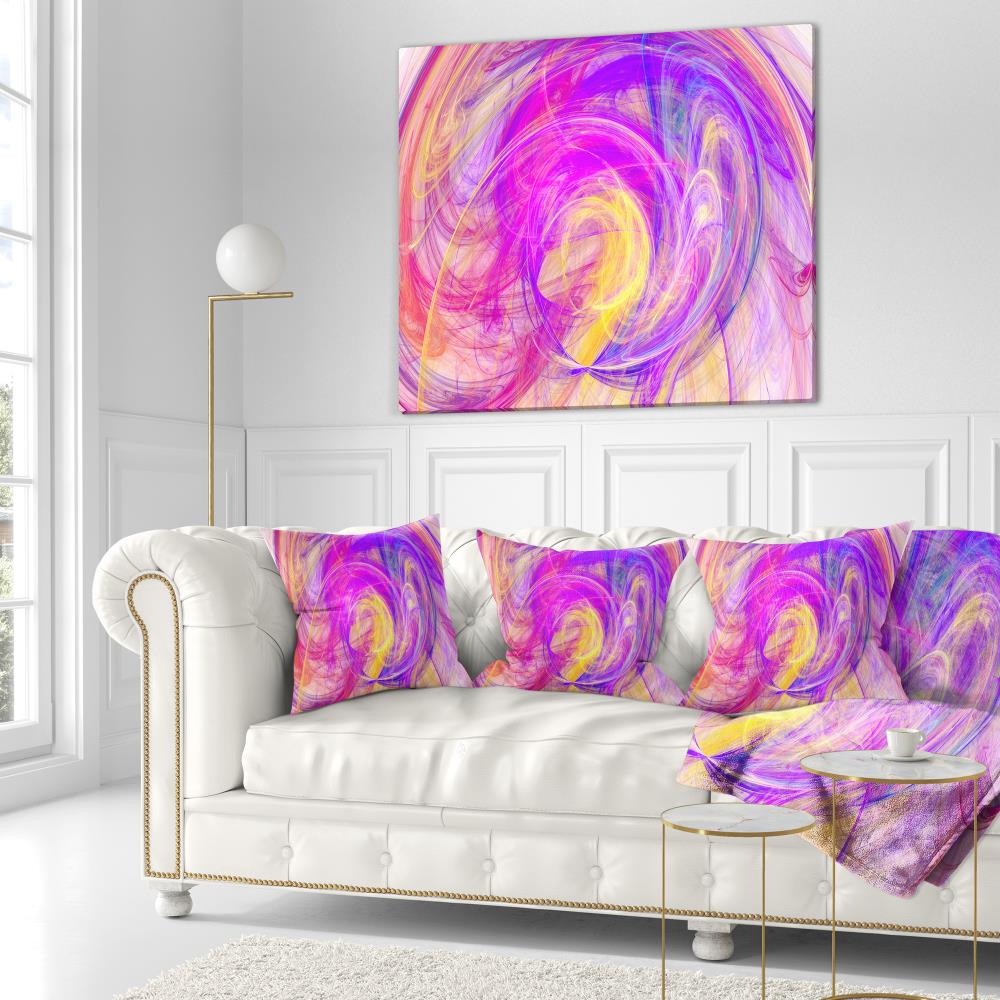 Designart CU15794-16-16 16-in x 16-in Purple Indoor Decorative Pillow