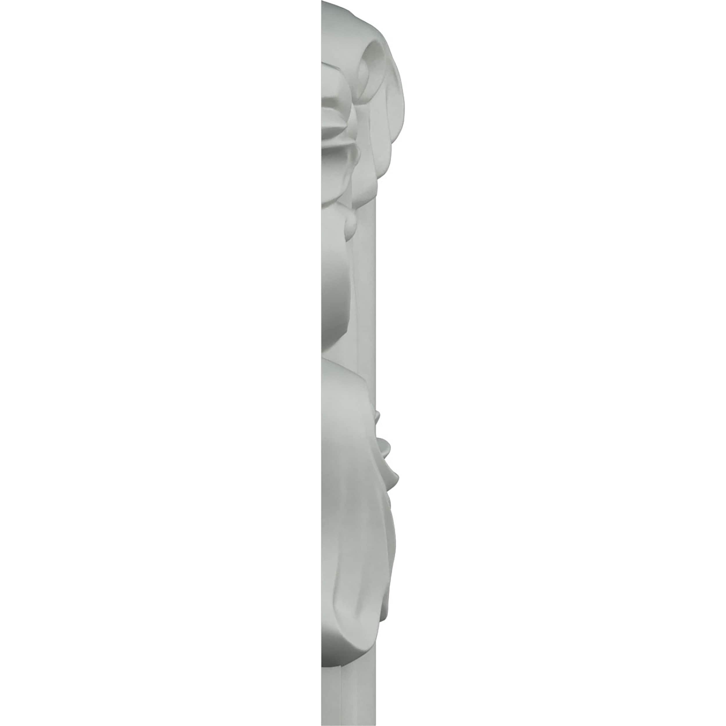 Ashford White Urethane Decorative Crown Moulding Corner