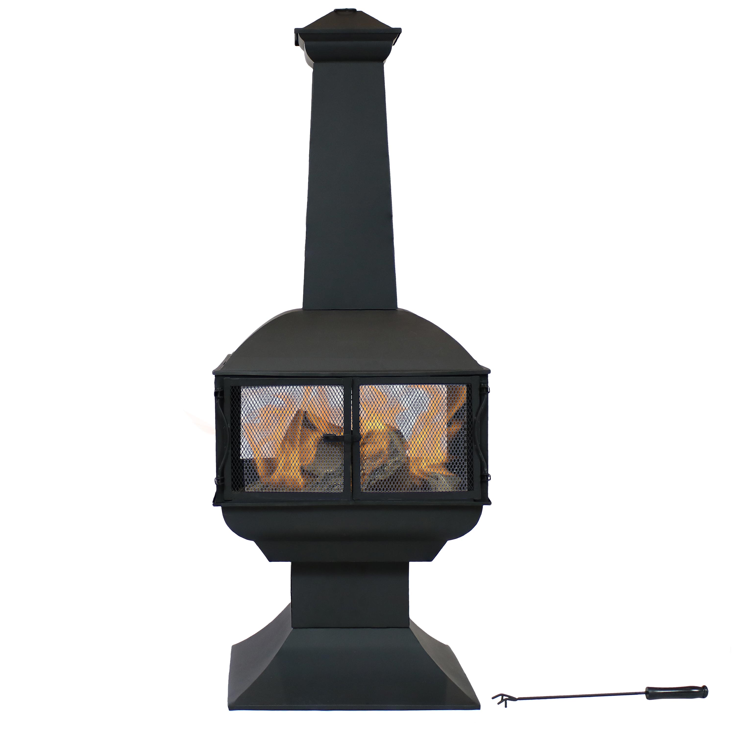 Sunnydaze Decor KF-607 Outdoor-Woodburning-Chimineas - View #2