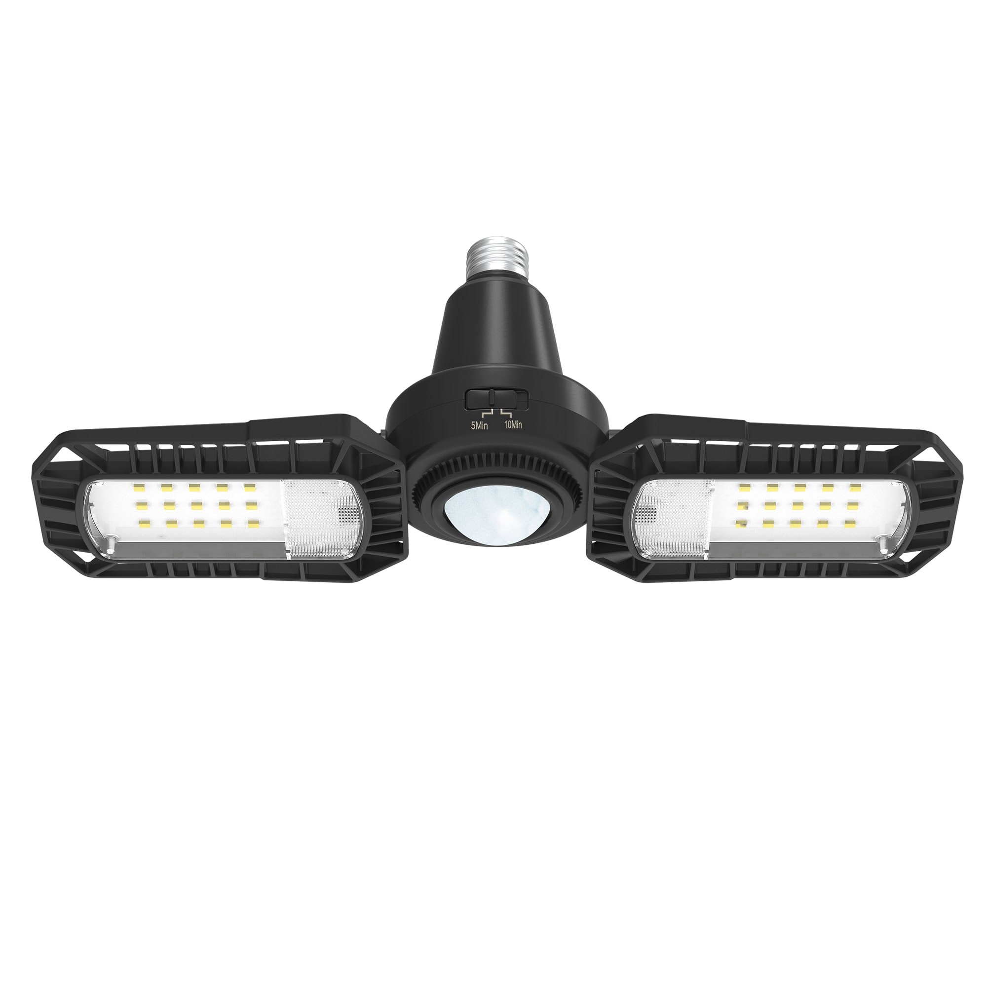 1-ft 3000-Lumen Black LED Diffuser Shop Light (2-Pack) | - Utilitech Z-JG-30AL-M2P