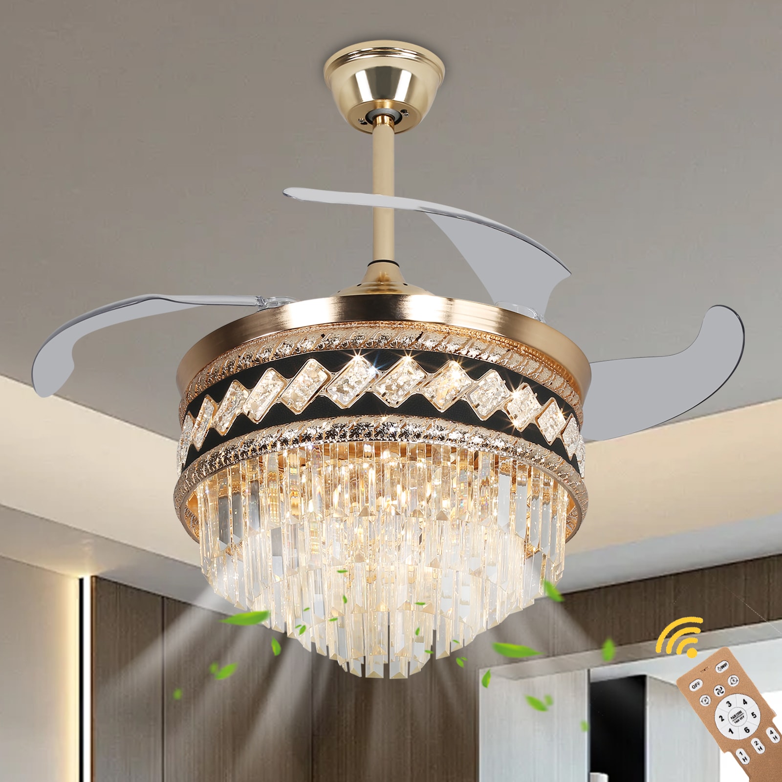Oukaning JZUCOD-00760099 Ceiling-Fans - View #2