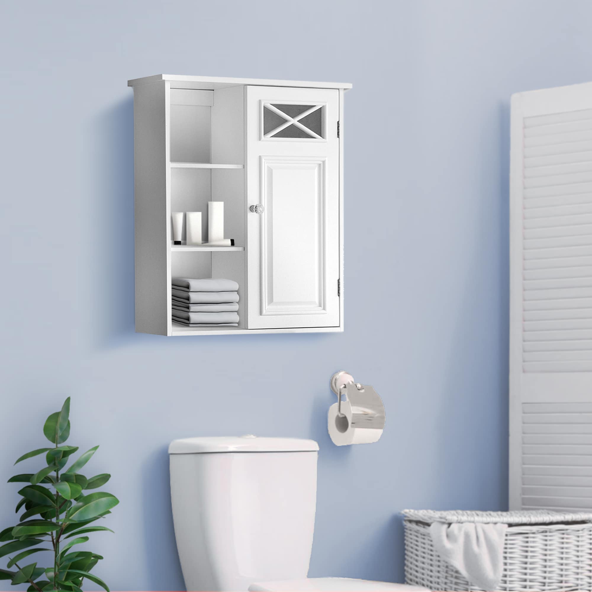 Teamson Home 6827 Bathroom-Wall-Cabinets - View #3