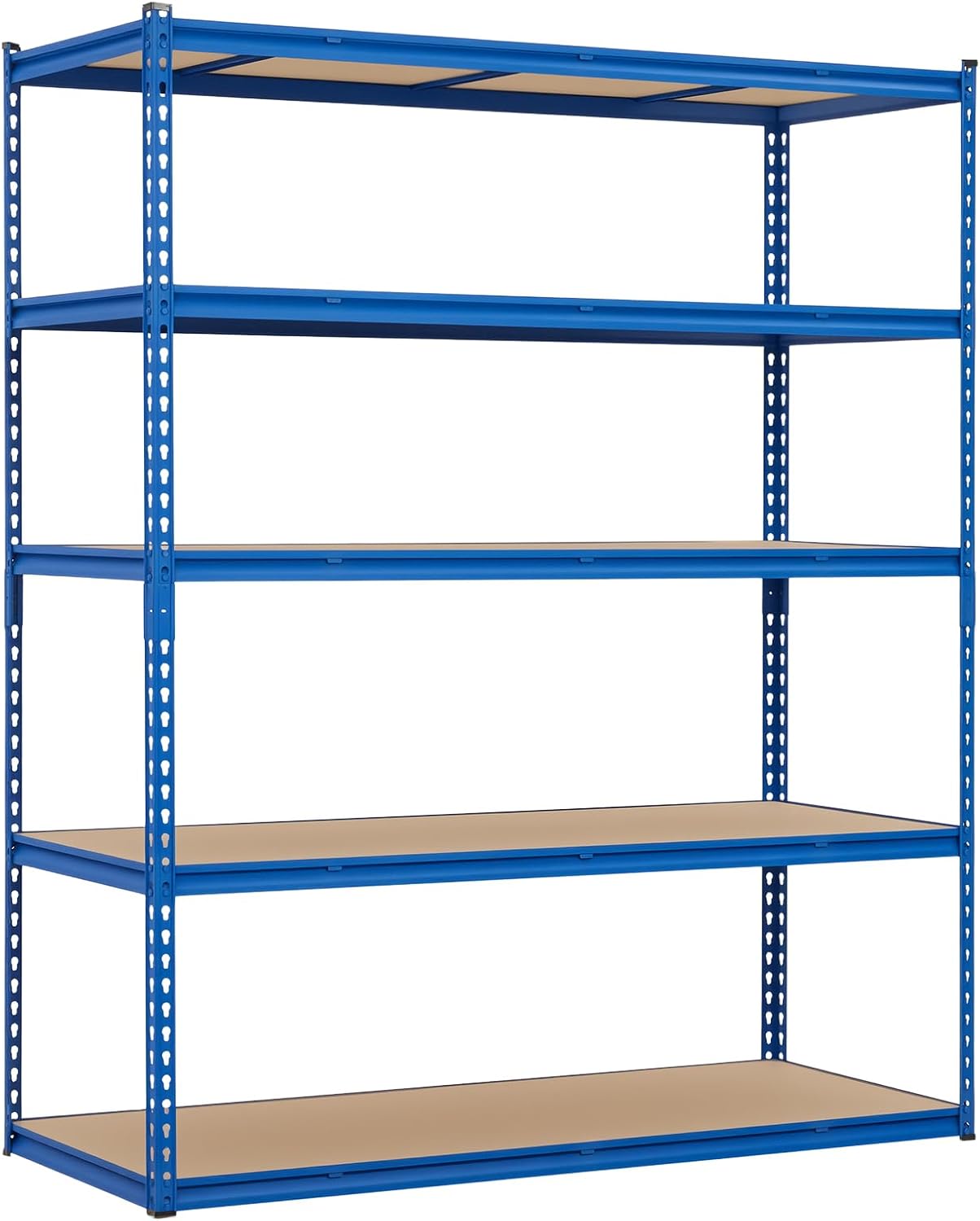 Garvee Garage Storage Shelves 5 Tiers Heavy Duty Storage Shelving Racks with 2500 LBS Capacity 60 L x 24 in W x 72 in H Metal Adjustable Shelving Unit for Kitchen Pantry Basement Bathroom Laundry #LYU01PHK-3577YL9U