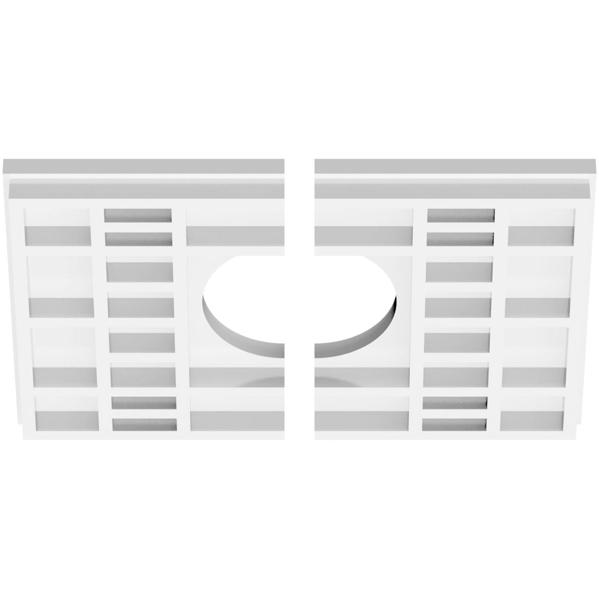 Ekena Millwork CMP10X6BX2-03000 Ceiling-Medallions - View #2