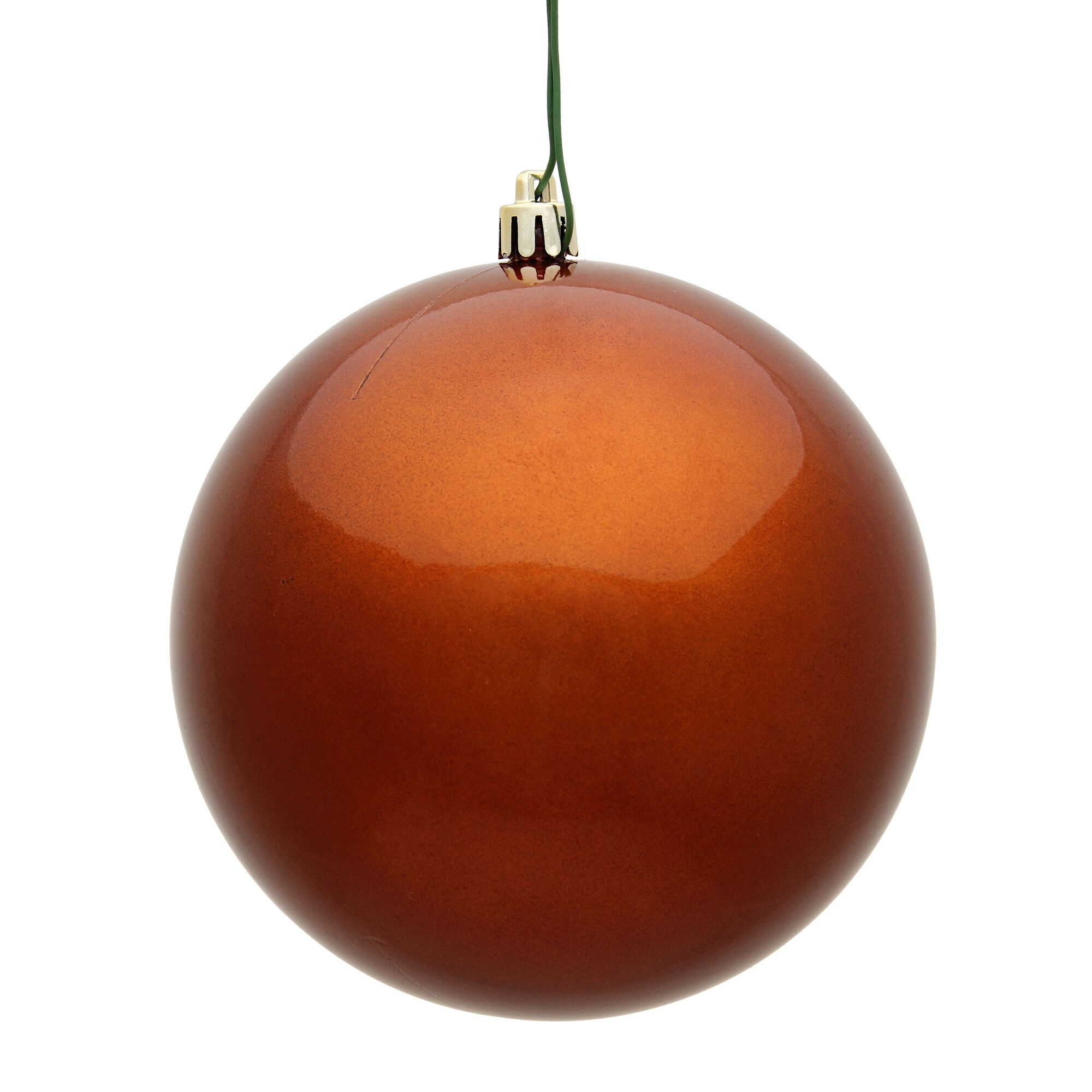 Vickerman N593088DCV Copper Ball Standard Indoor/Outdoor Ornament Shatterproof