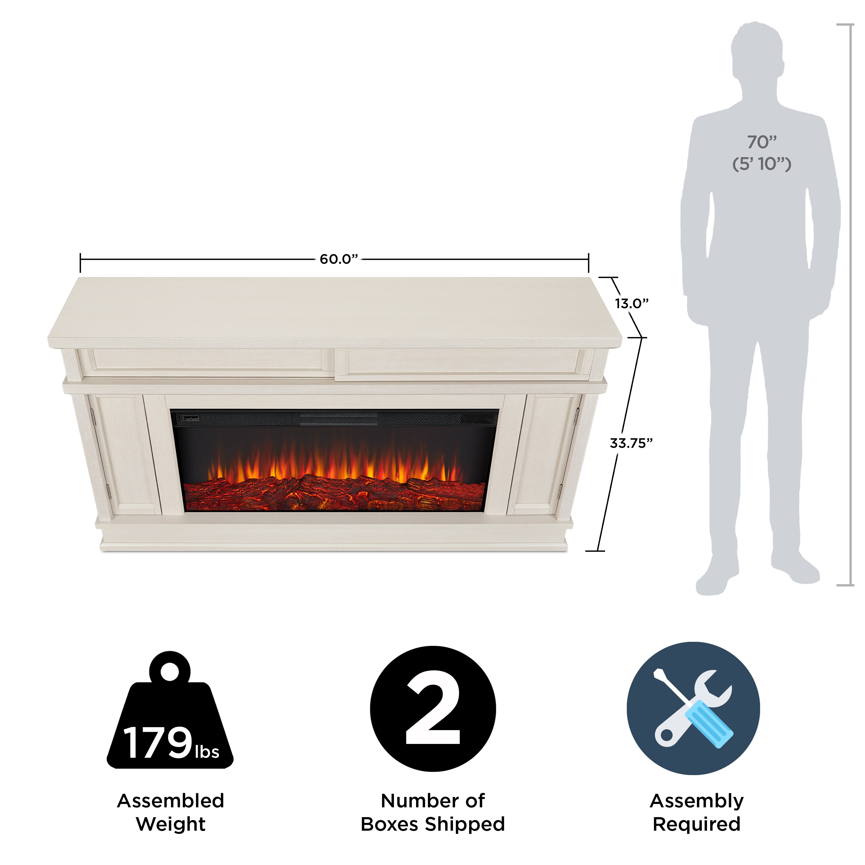 Real Flame 4020E-BNE Electric-Fireplaces - View #10