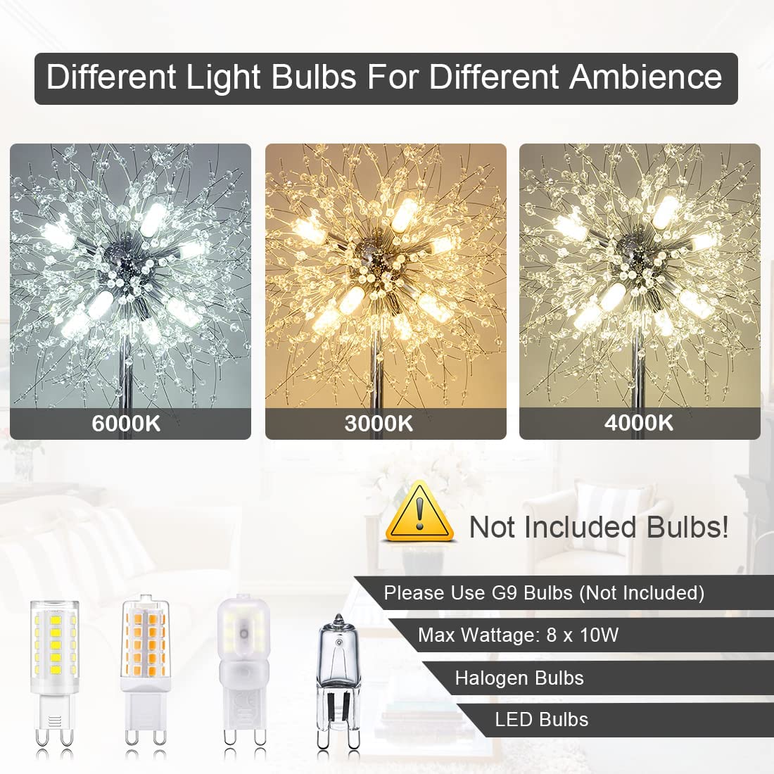 Flynama HS-9984-5C floorlamps - View #3