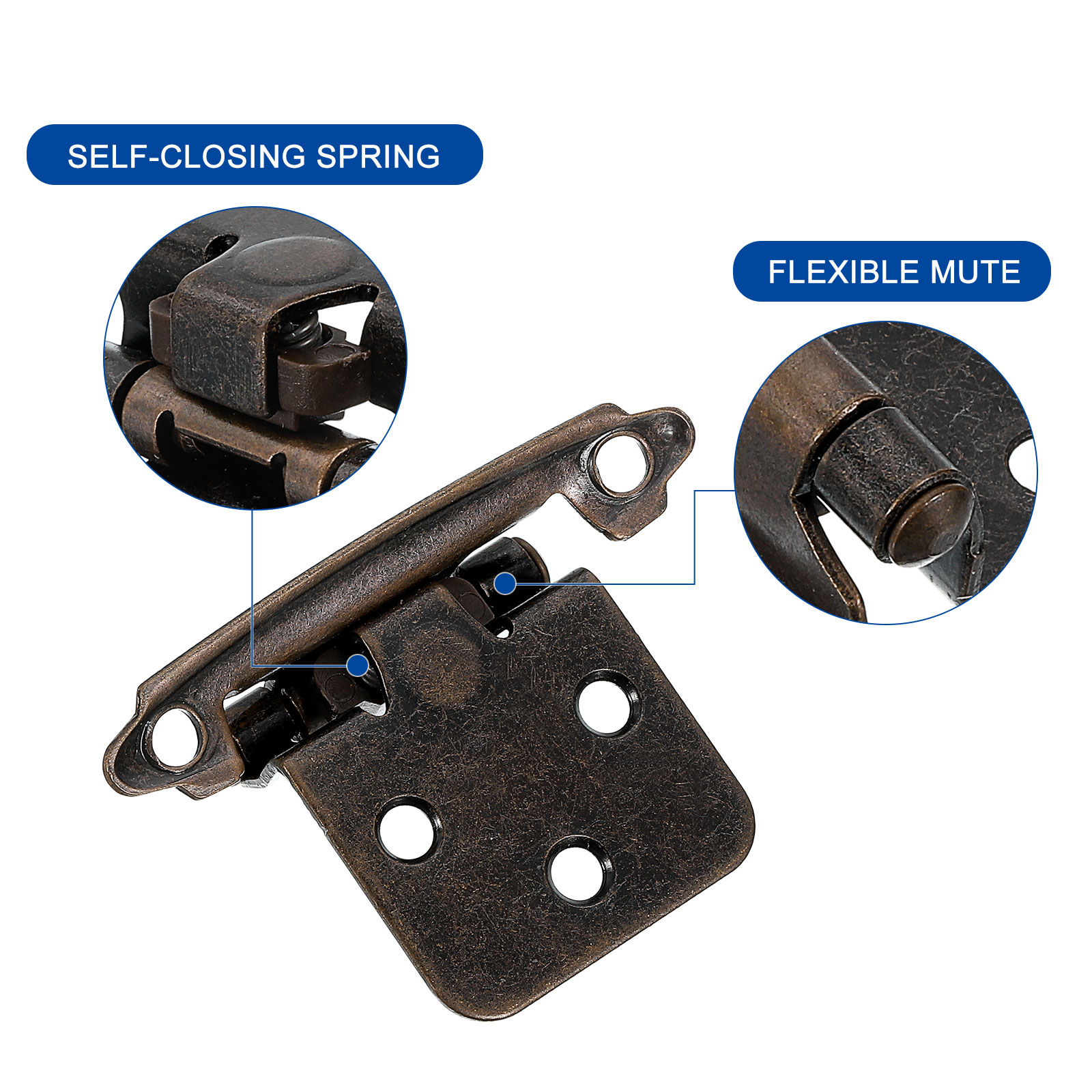 Unique Bargains S25093000UX8806 Cabinet-Hinges - View #4