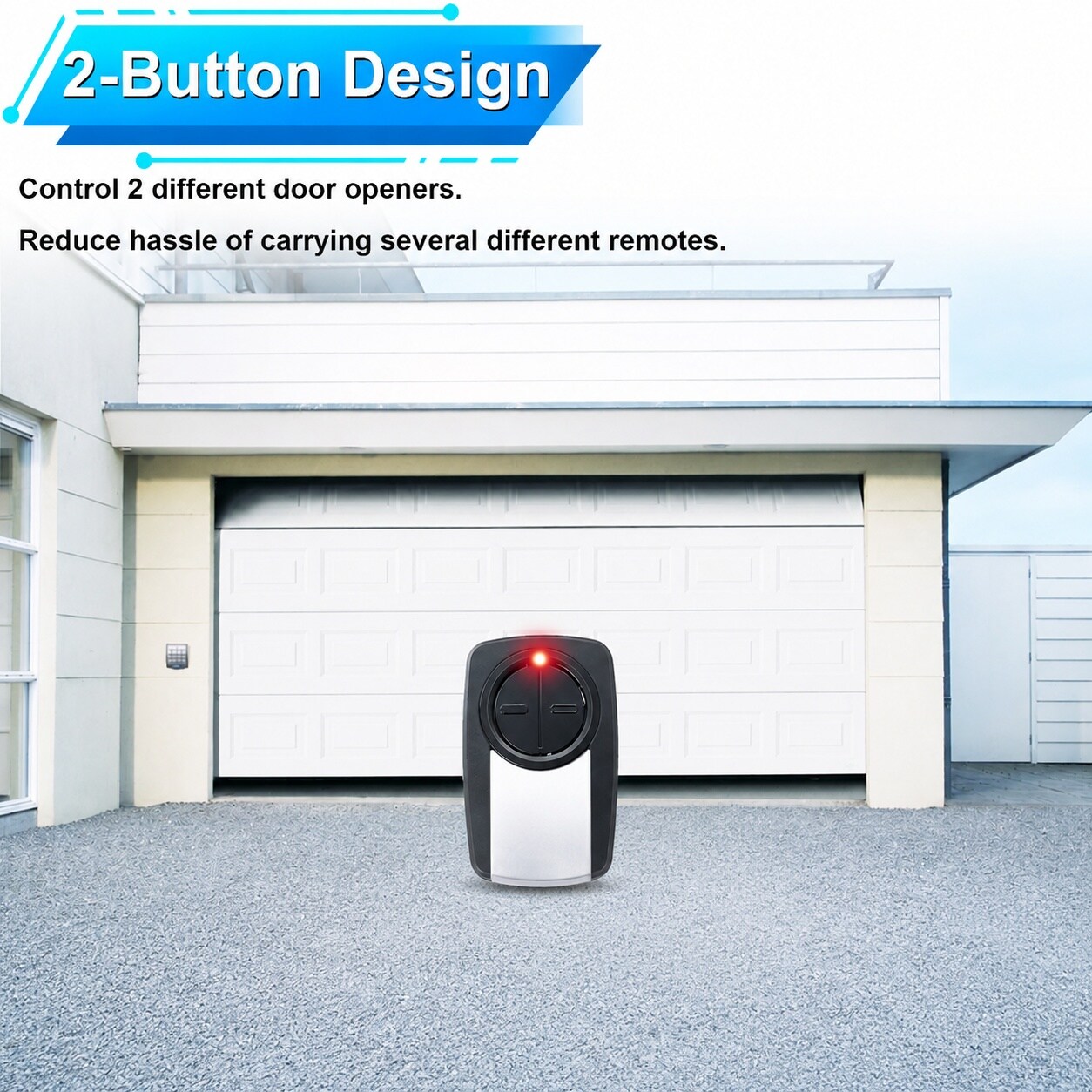 Aoibox LAB45XVX Garage-Door-Opener-Remotes - View #3