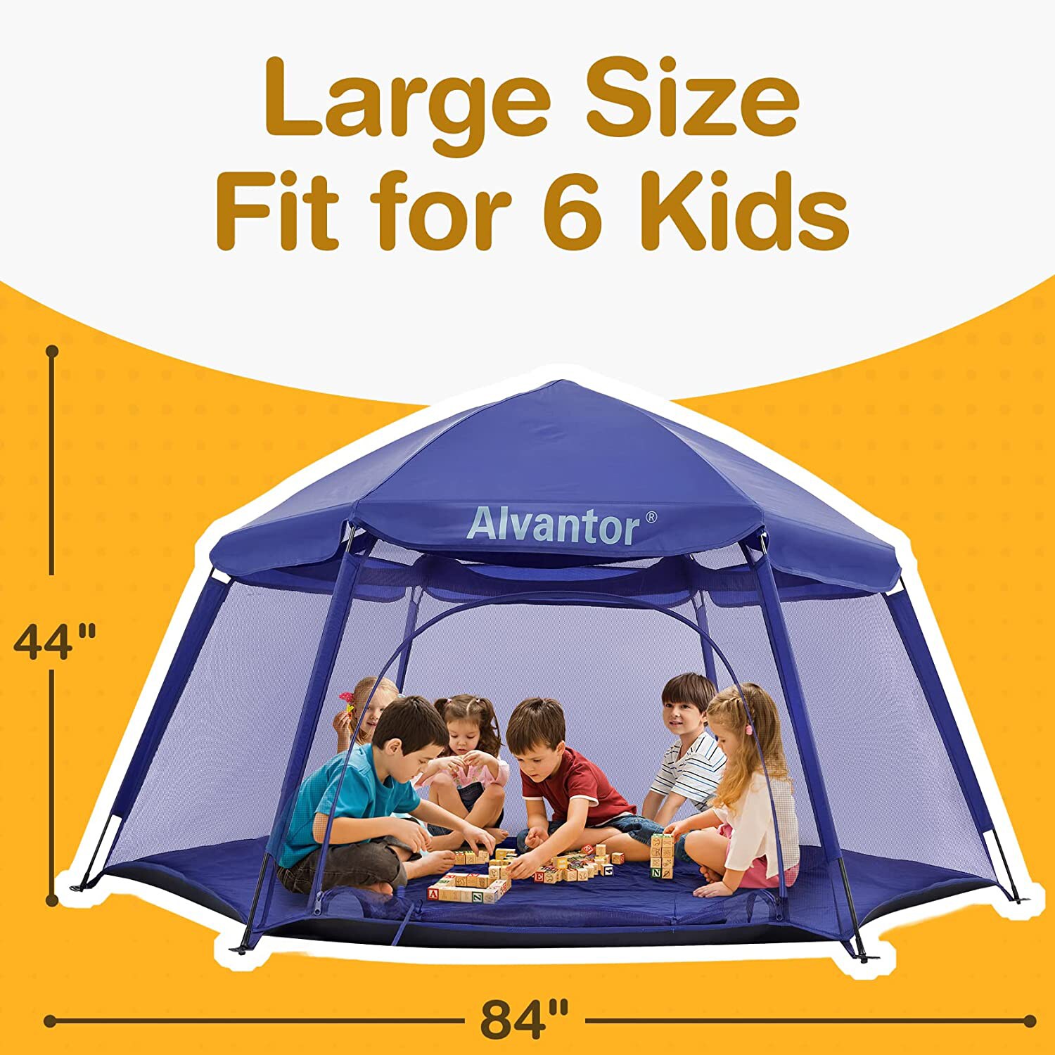 Alvantor 7-ft X 7-ft X 3.67-ft Plastic Playhouse In The Playhouses ...