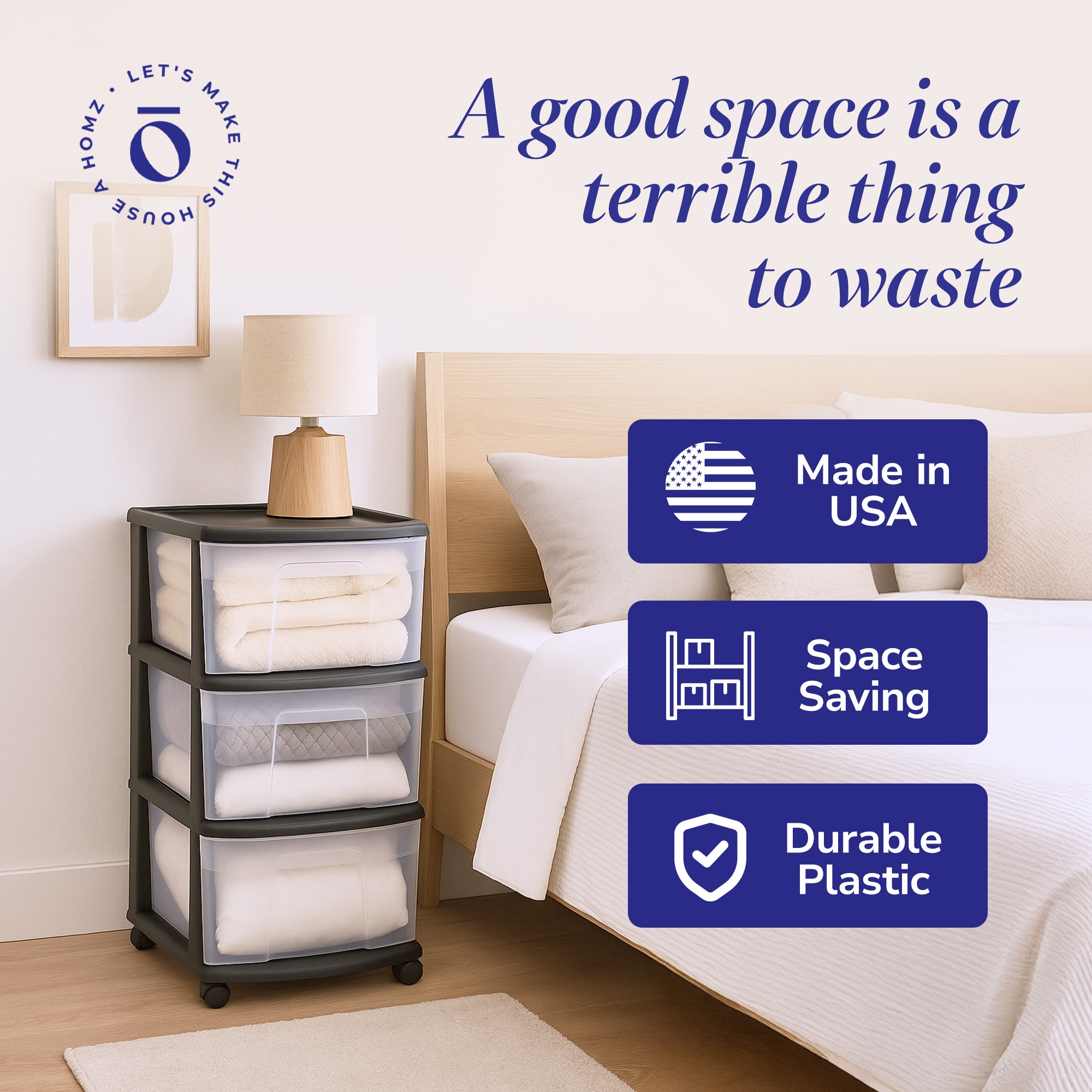 Homz Products 314606 Storage-Drawers - View #4