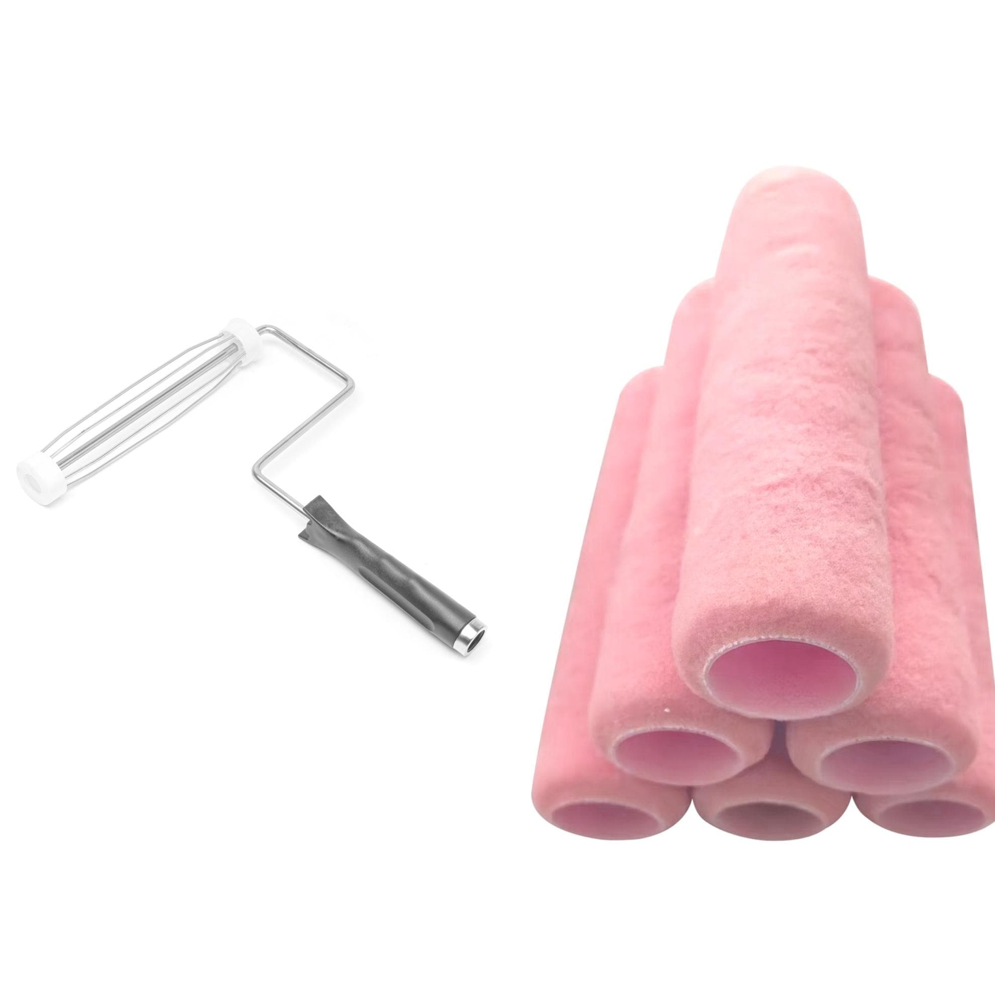 Project Source  9-in x 3/8-in nap GOOD Knit Roller Covers (6-count) with Heavy Duty Frame