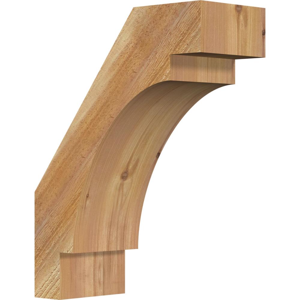 Ekena Millwork BRC06X14X18MRC00RWR 6-in x 14-in x 18-in Western Red Cedar Unfinished Wood Merced rough sawn