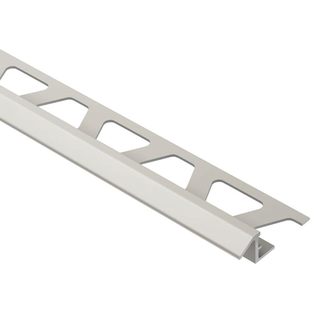 Schluter Systems ATK80AT Reno-TK 0.313-in W x 98.5-in L Satin Nickel Anodized Aluminum Aluminum Reducer Tile Edge Trim