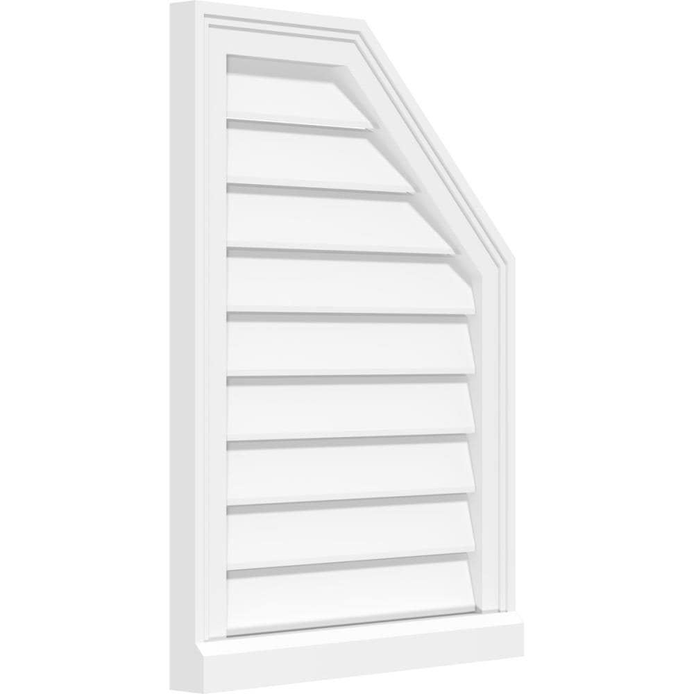 Ekena Millwork Functional, Brickmould Sill Frame 18-in X 30-in Off ...