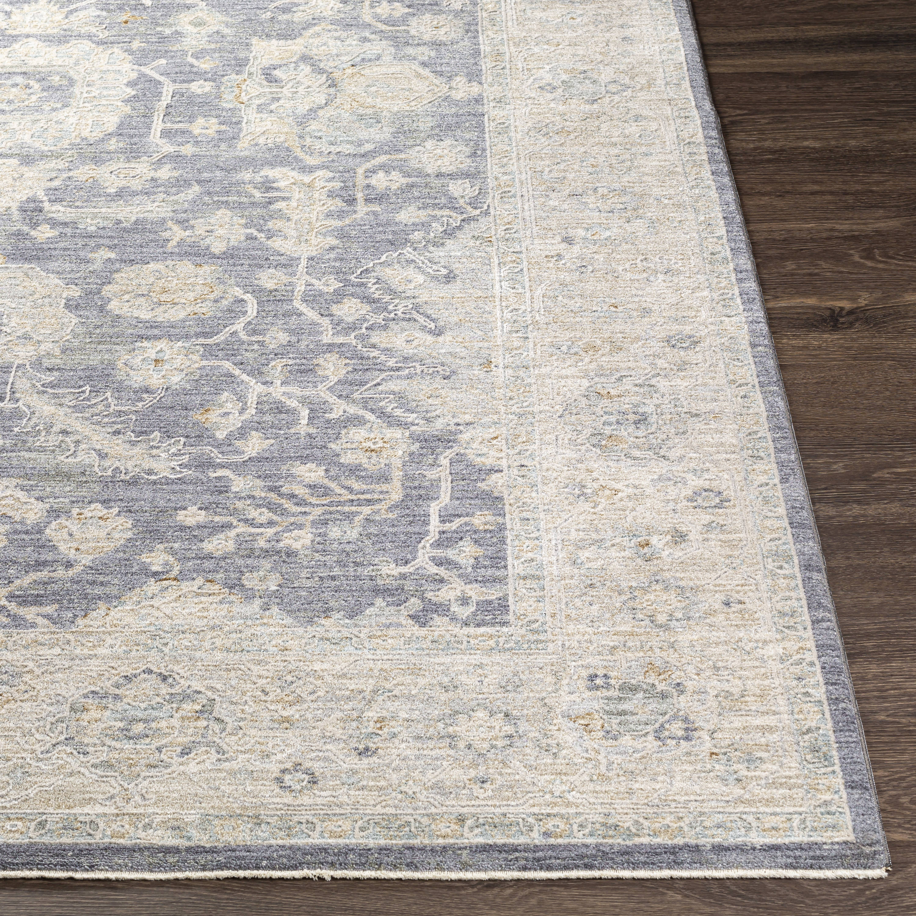 Surya Avant Garde 3 X 4 (ft) Medium Grey Indoor Medallion Oriental Area Rug  in the Rugs department at