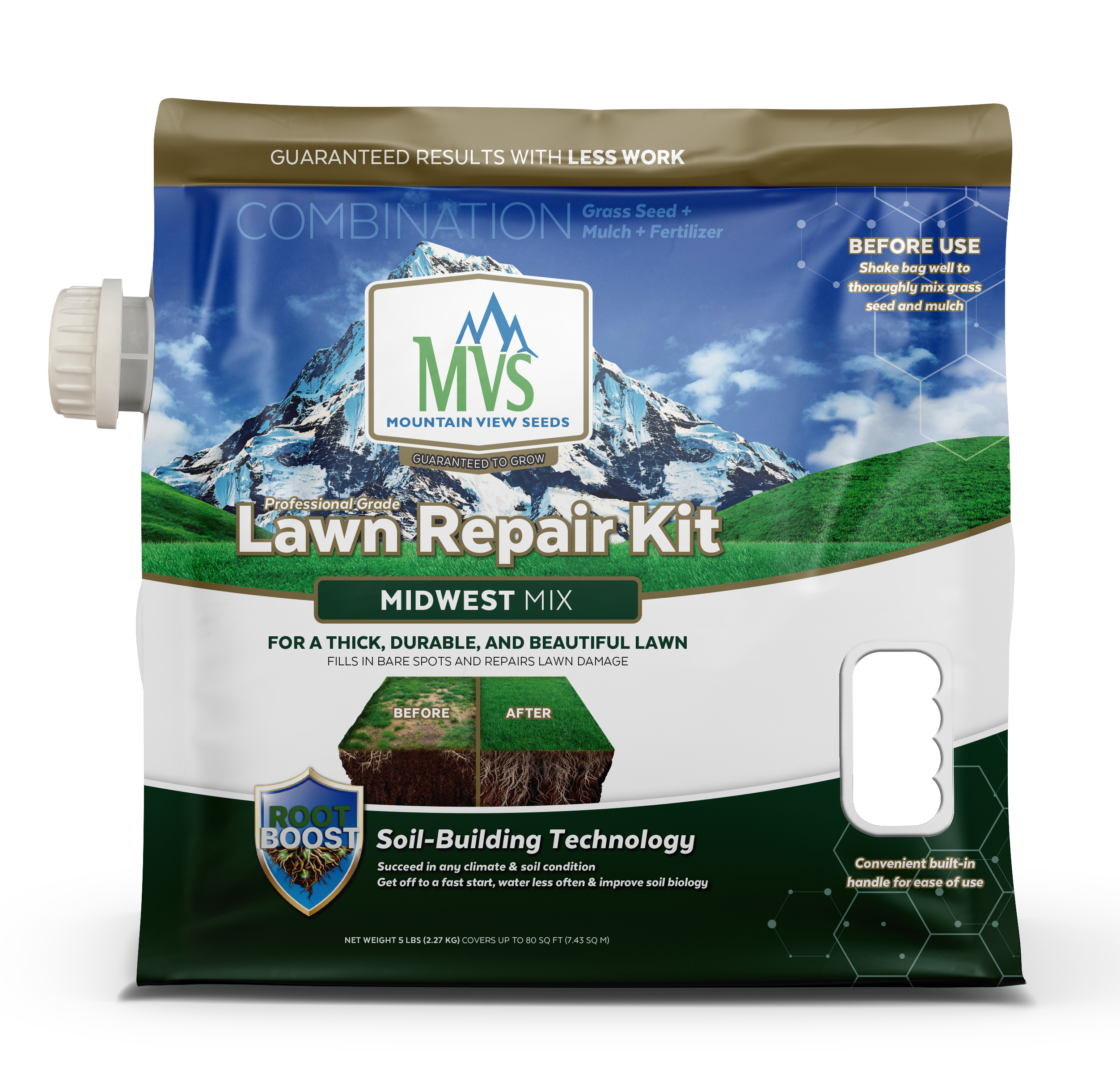 Mountain View Seeds 116050 A-list 5-lb Natural Tall fescue Grass Seed