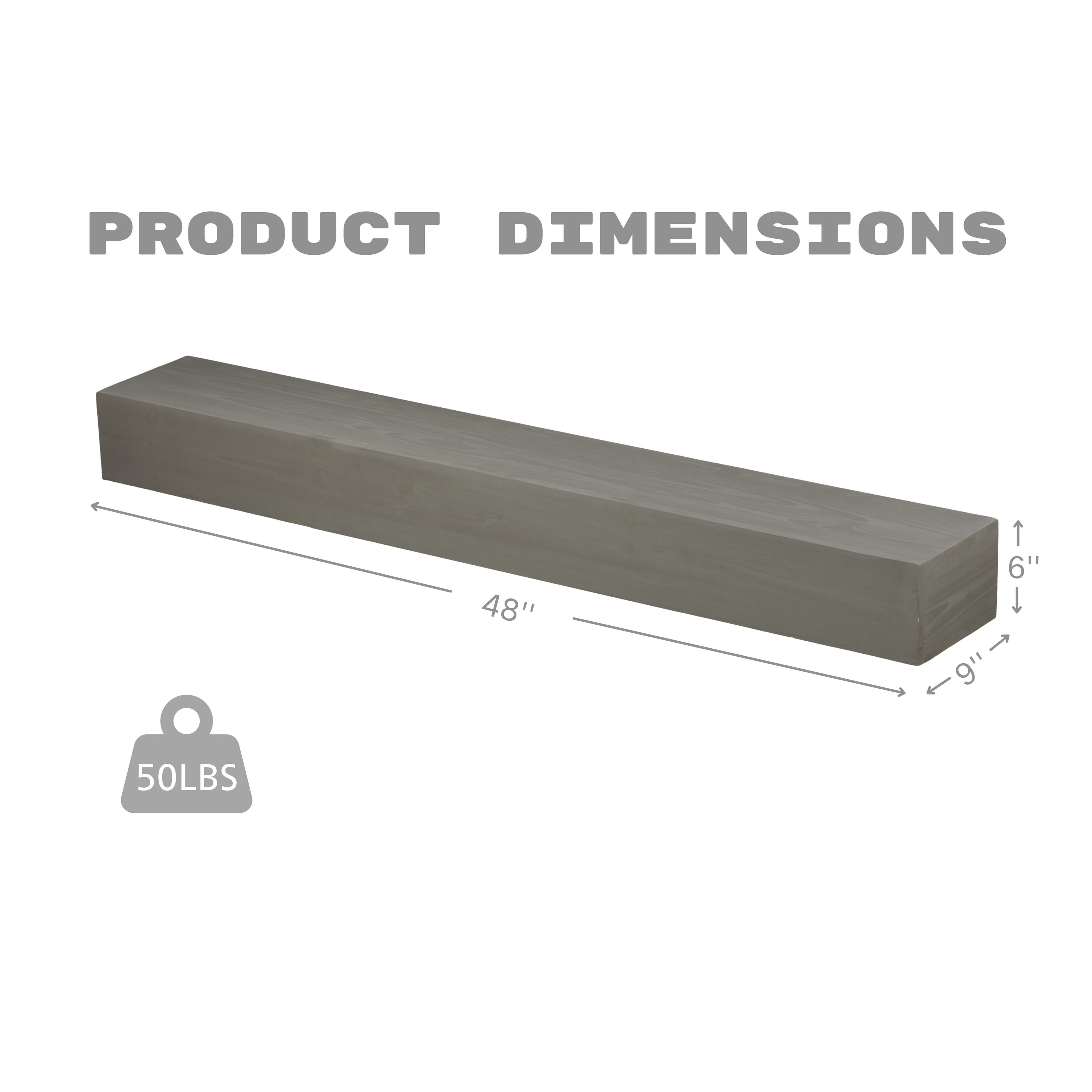 LUXEYARD DS-R-0P386615 Mantel-Shelves - View #3