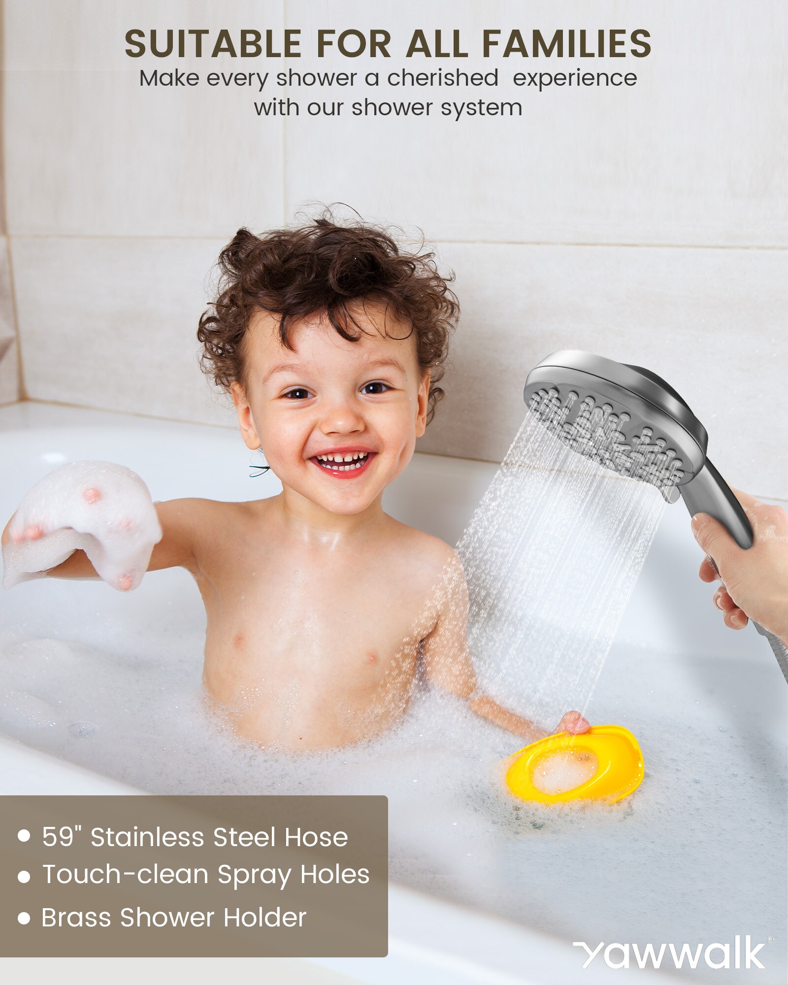 YAWWALK Y11W03-BN Tub-Shower-Faucets - View #7