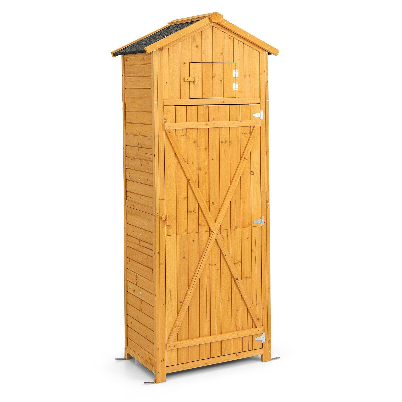 LIVIZA TBS3918NA Gable Style Wood Outdoor Storage Shed with 1 Windows 1 Doors