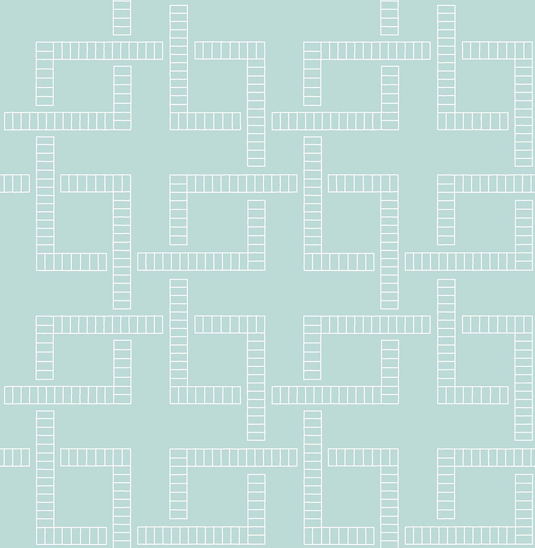 A-Street Prints 2625-21830 Symetrie 56.0-Sq. Feet Turquoise Non-woven Geometric Unpasted Wallpaper
