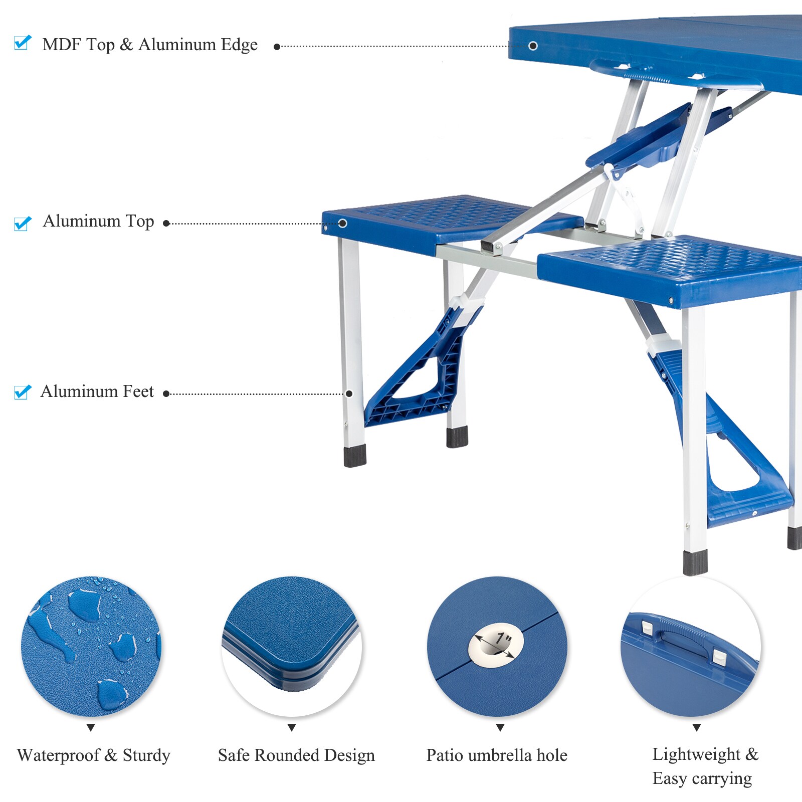 Winado 270794453805 Picnic-Tables - View #4