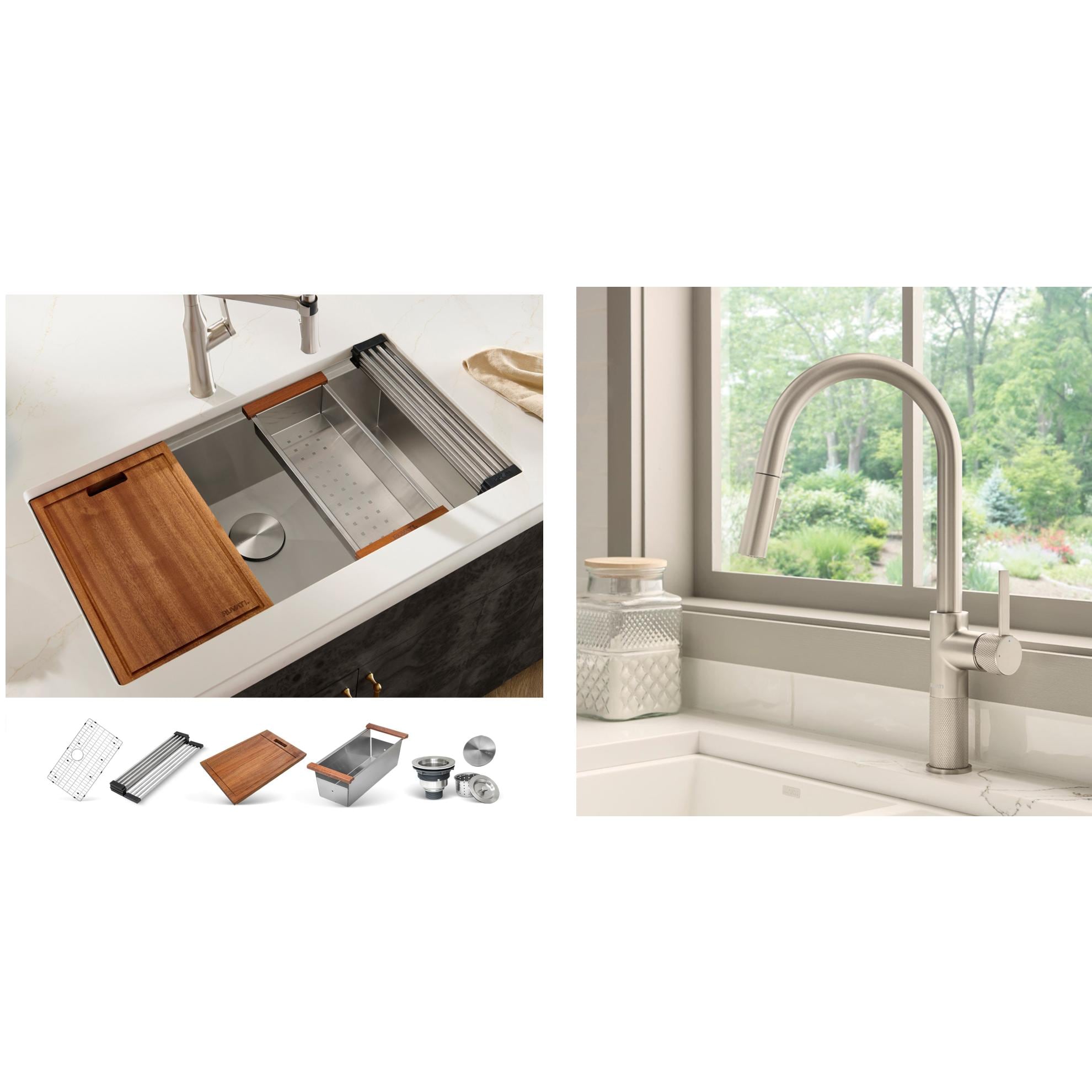 Shop Ruvati Roma Undermount 30-in x 19-in Stainless steel Single
