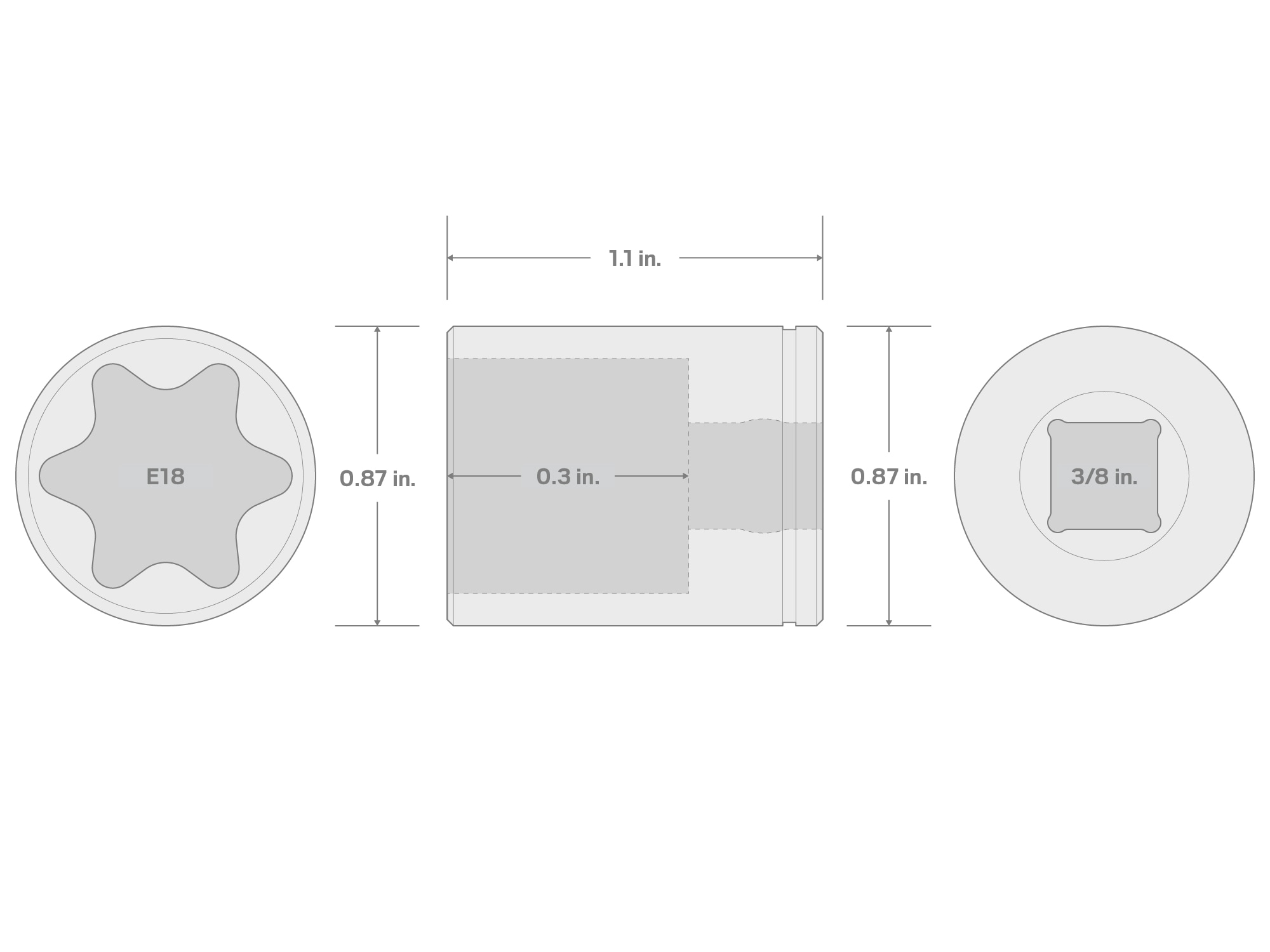 TEKTON SHD12418-D Driver-Sockets - View #2