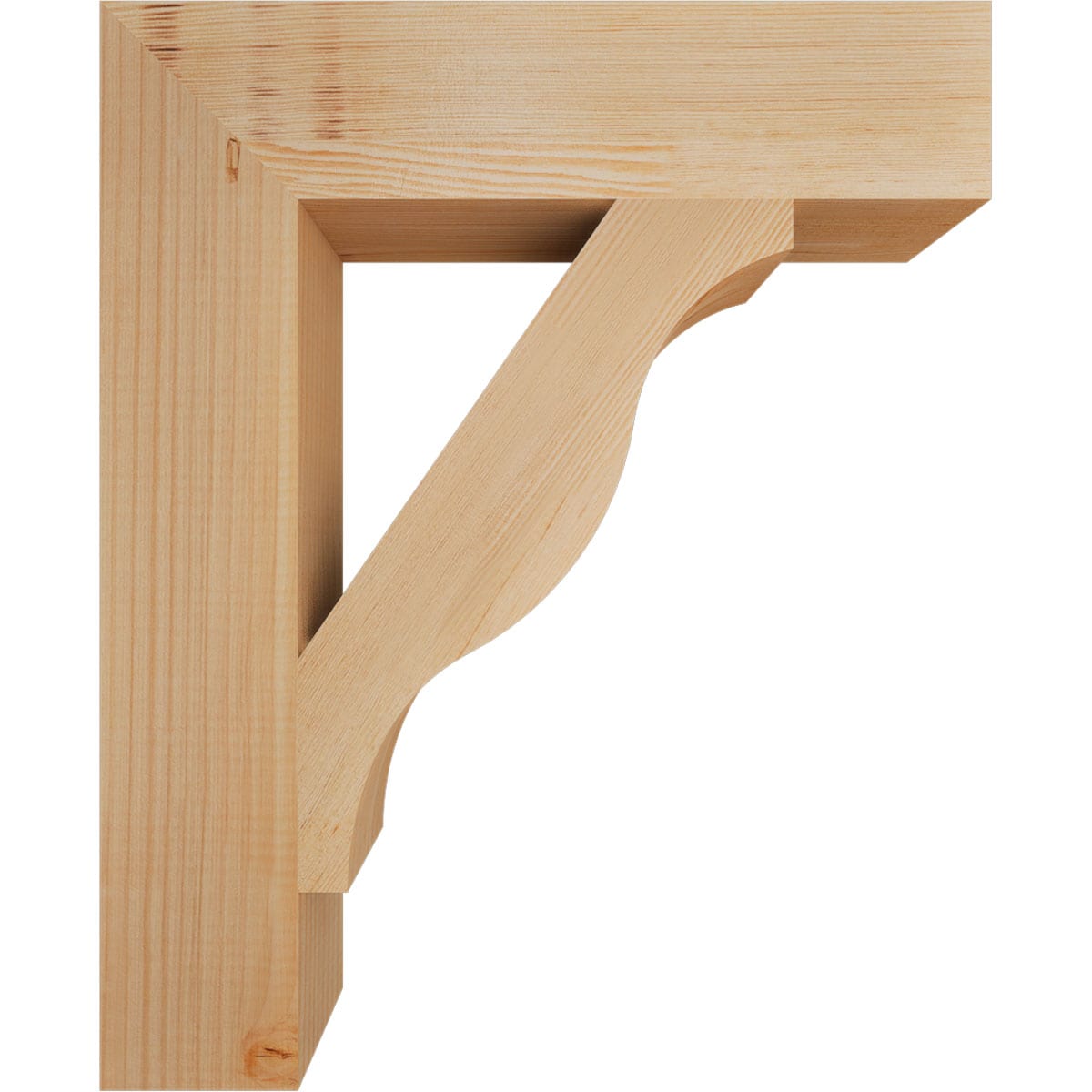 Ekena Millwork BKT04X18X22FST05SDF Exterior-Brackets-Braces - View #3