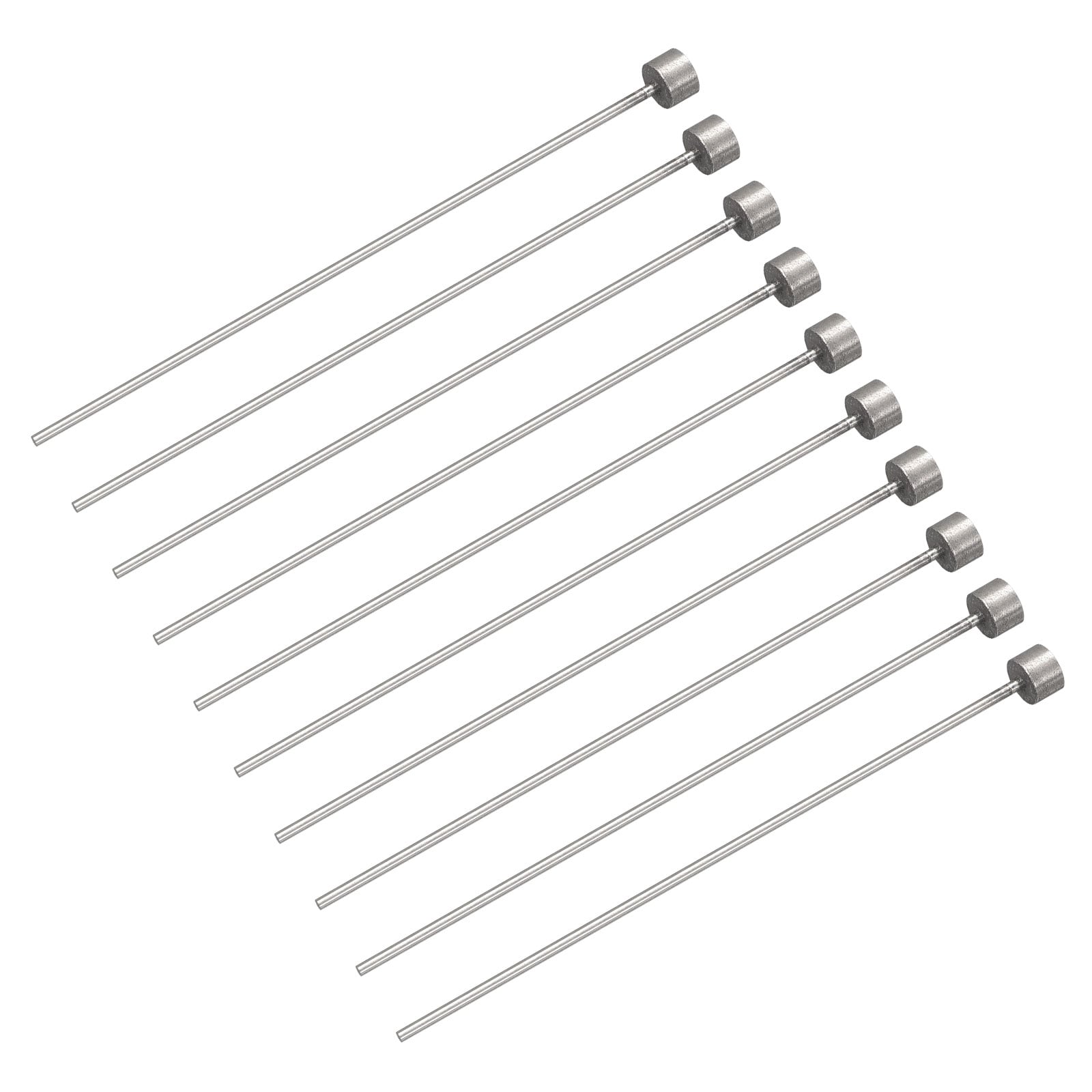 Unique Bargains Straight Ejector Pins 1.5mm (1/16 Inch) Dia. 65Mn Steel Round Tip Punch 100mm (4 Inch) Long for Mechanical Maintenance 10pcs #S26042000UX4693