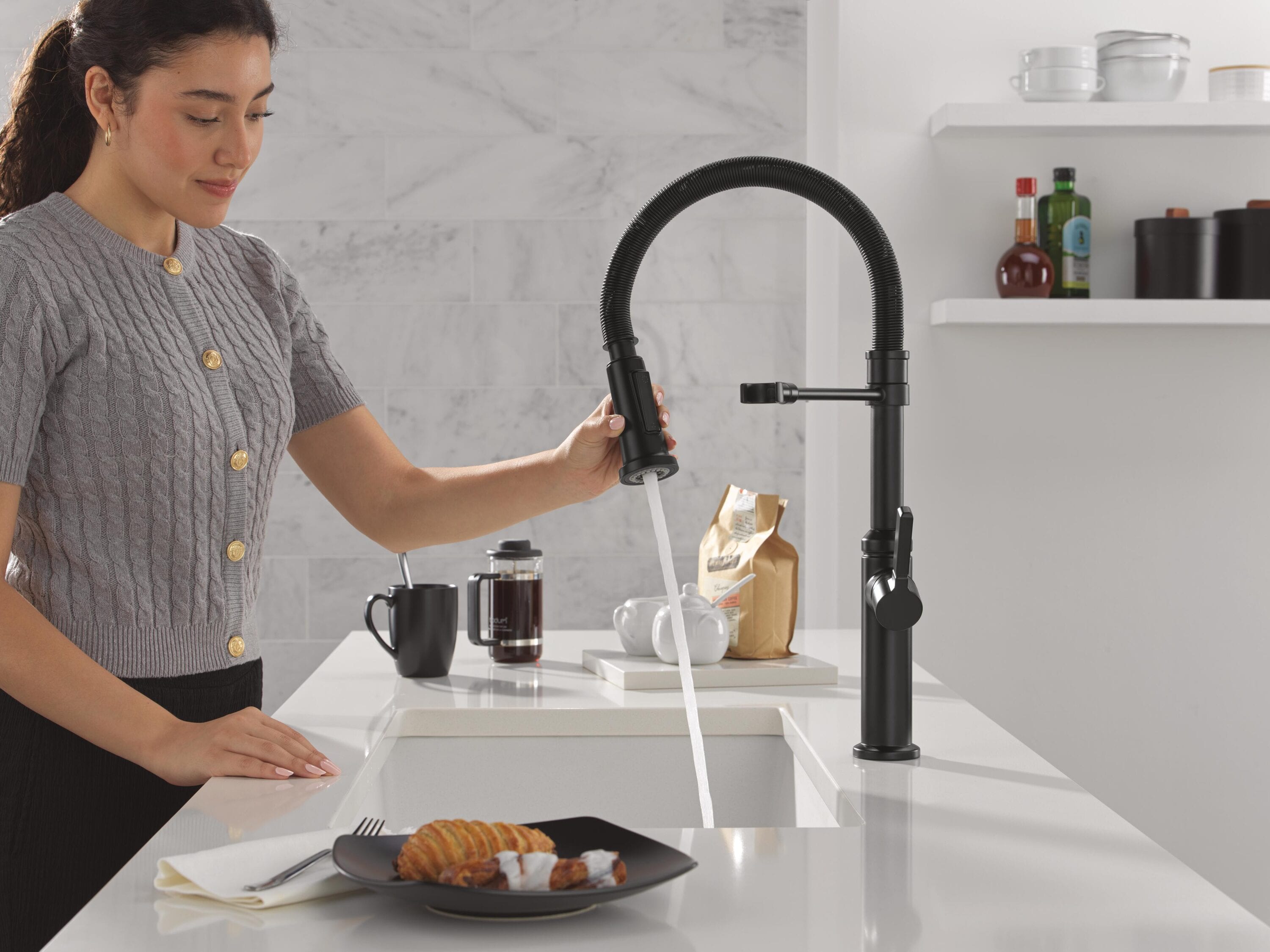 Delta 18829-BL-DST Kitchen-Faucets - View #2
