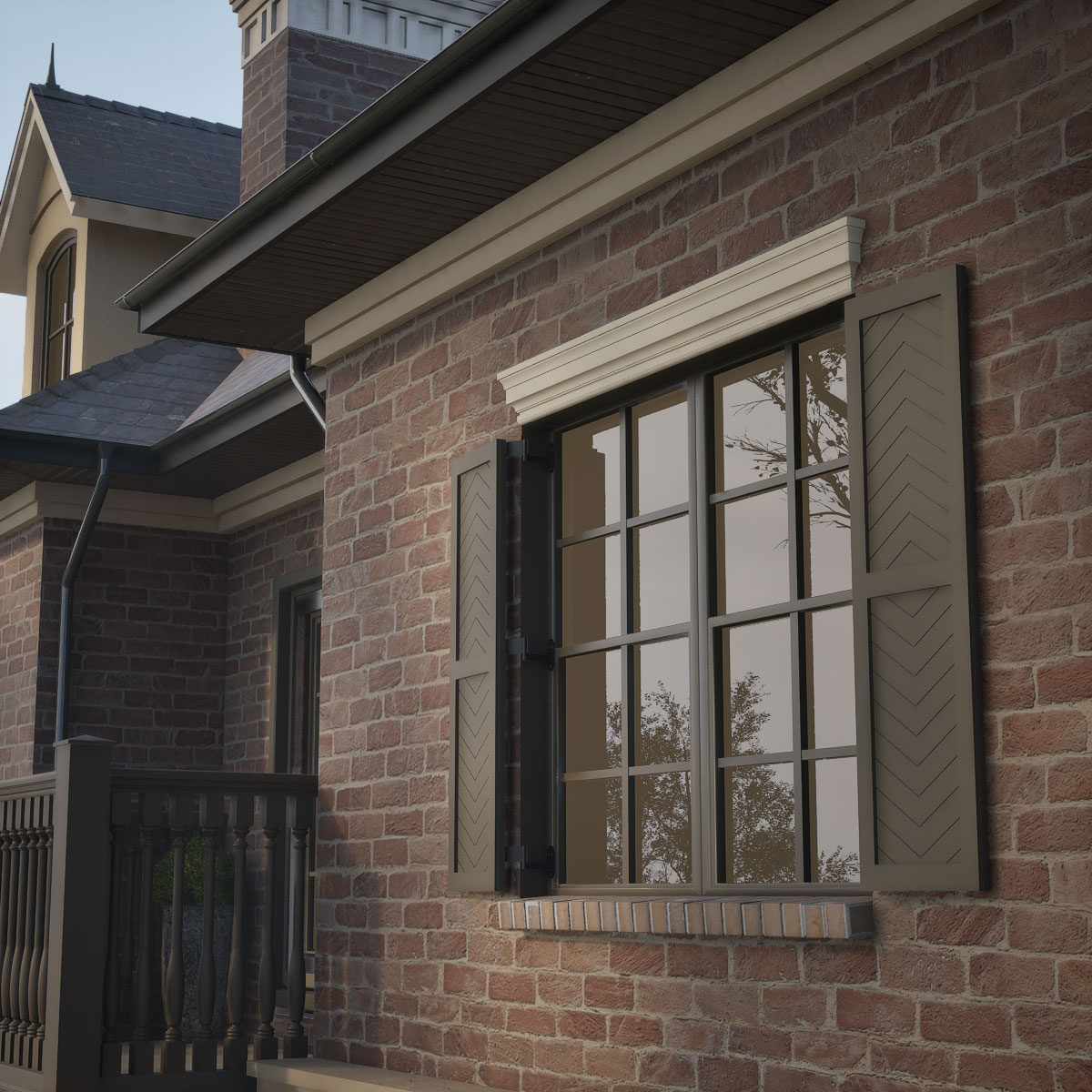 Ekena Millwork CRH07X32ST Exterior-Window-Trim - View #10