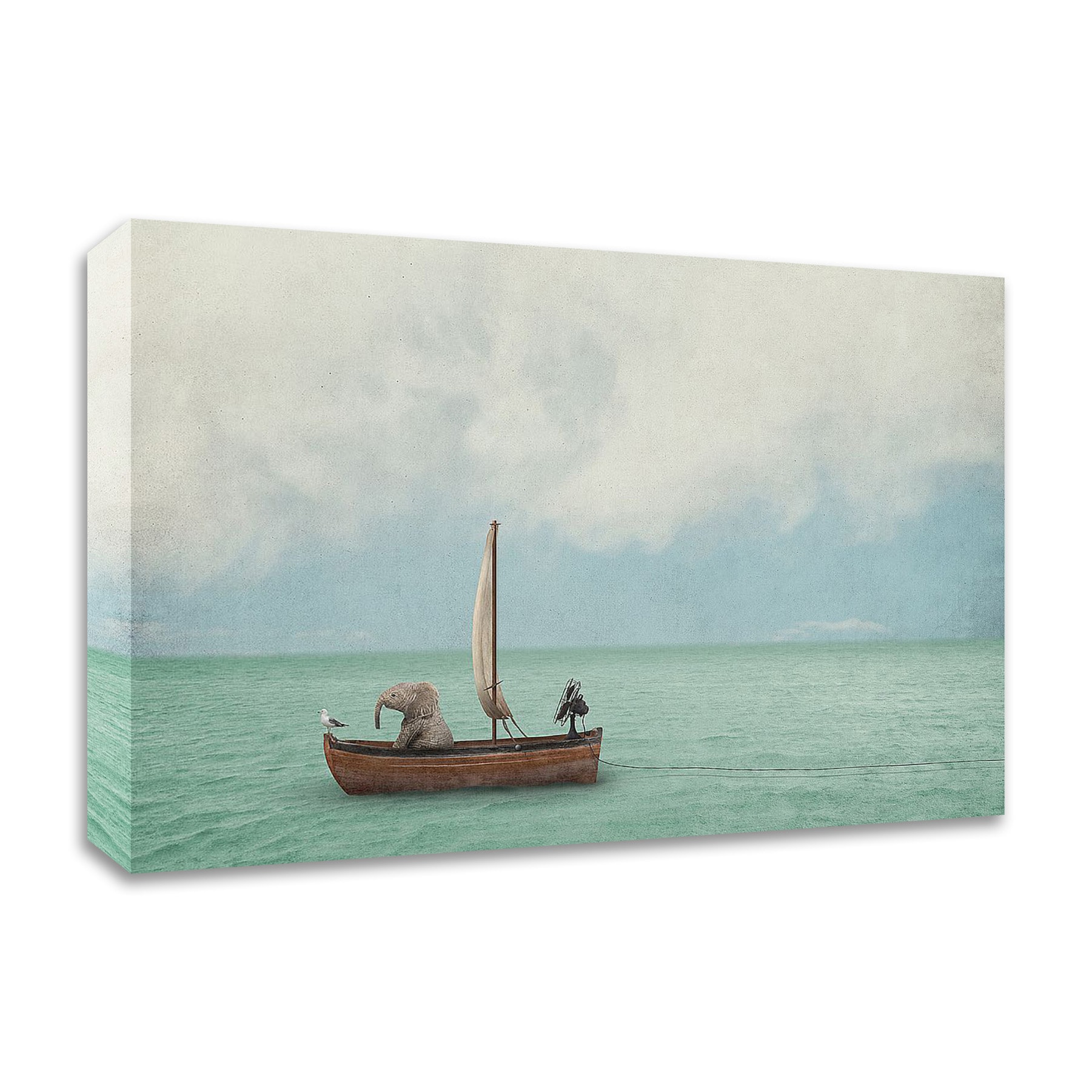Tangletown Fine Art 8N360DC-3624 Set Sail Greg Noblin 24-in H x 36-in W Coastal Print on Canvas