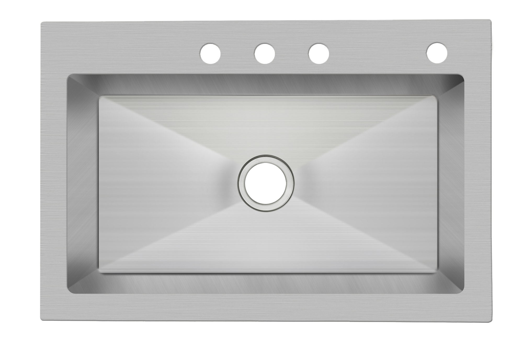 PROFLO PFDM1B332294 Undermount 33-in x 22-in Stainless steel Single bowl 18 -Gauge Kitchen Sink