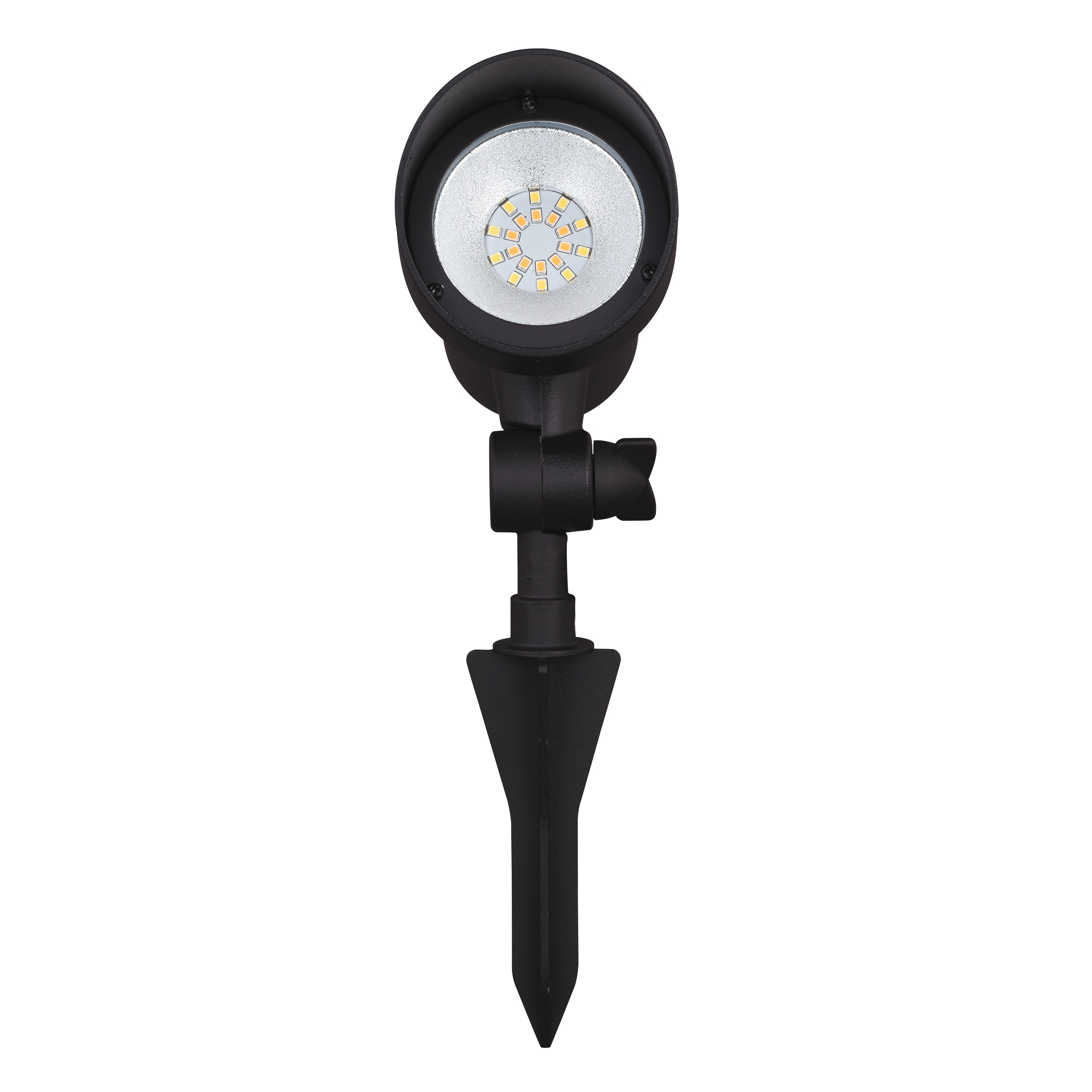 Black Aluminum Low-Voltage LED Outdoor Flood Light