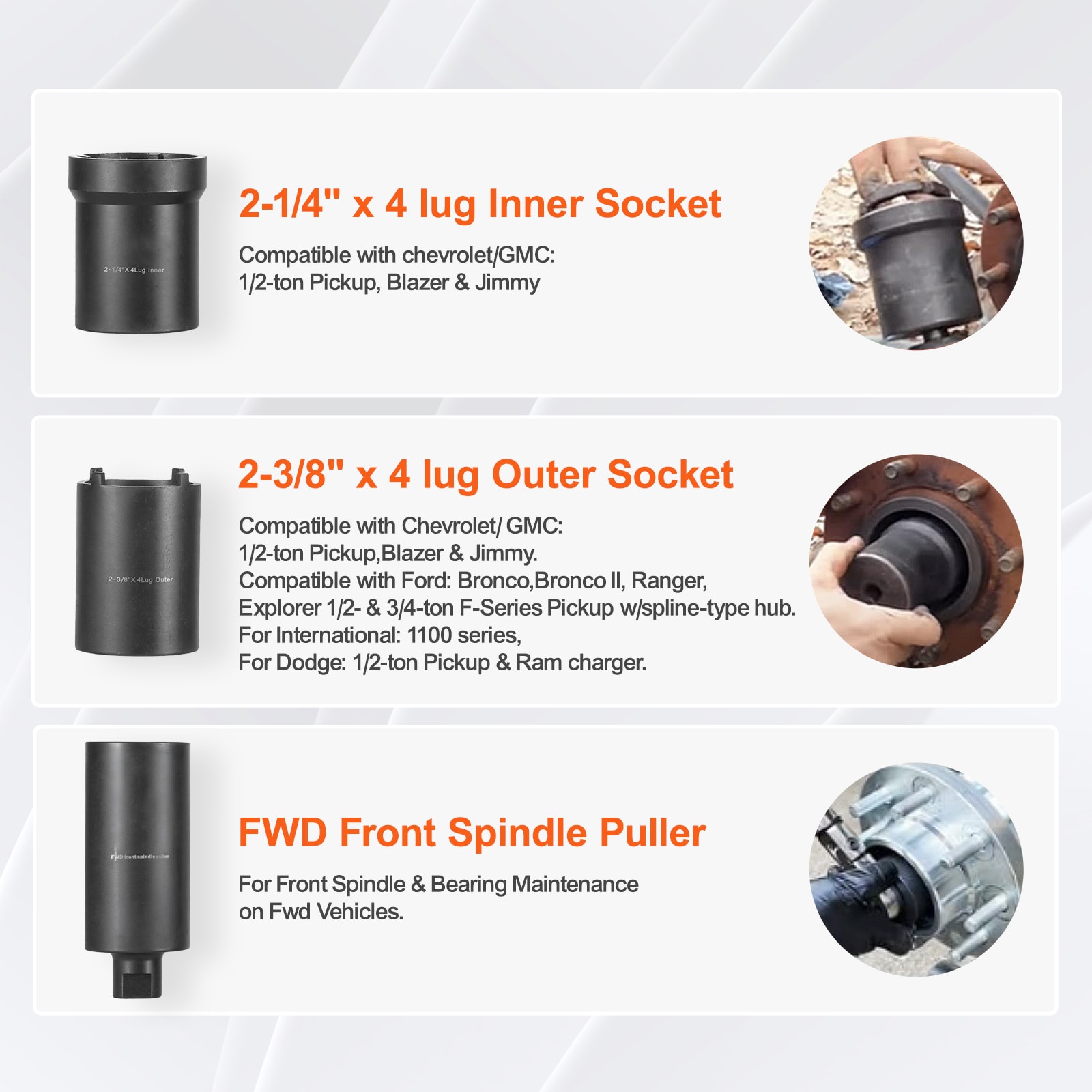 VEVOR SCZLMTTLGLMC06231V0 Impact-Socket-Sets - View #4