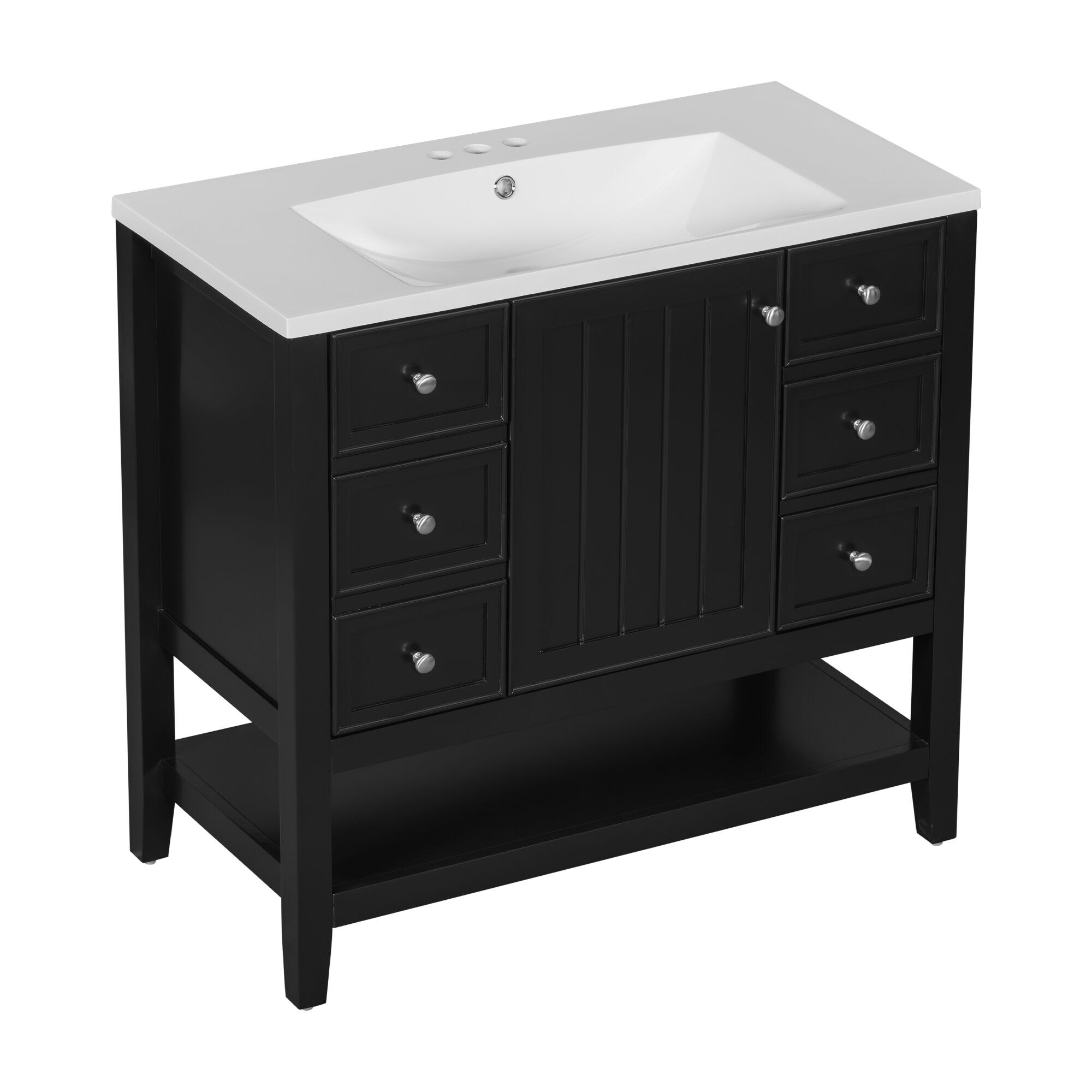 JEAREY DJ22-36B2 Bath-Vanity-Combo - View #2