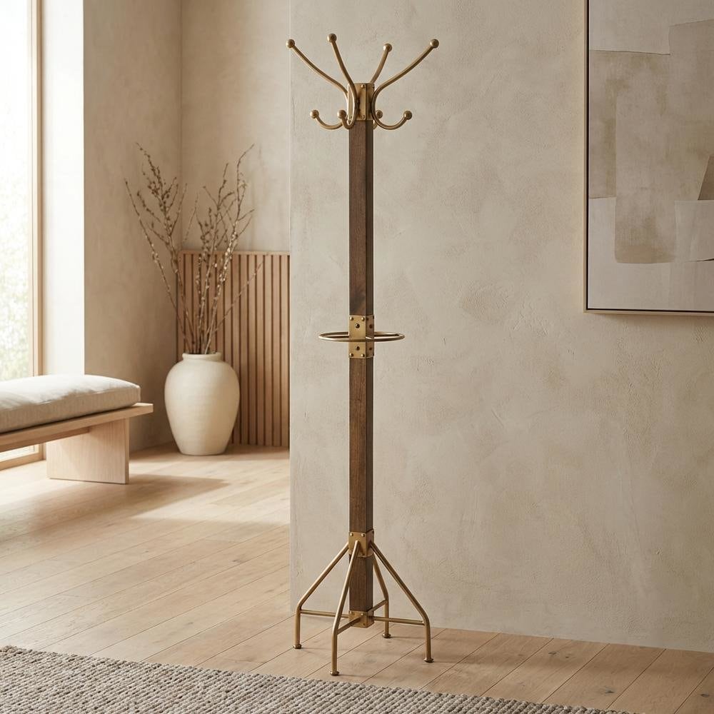 FurniFact BO2533703WHT Coatrack-Stands-Pedestals - View #3