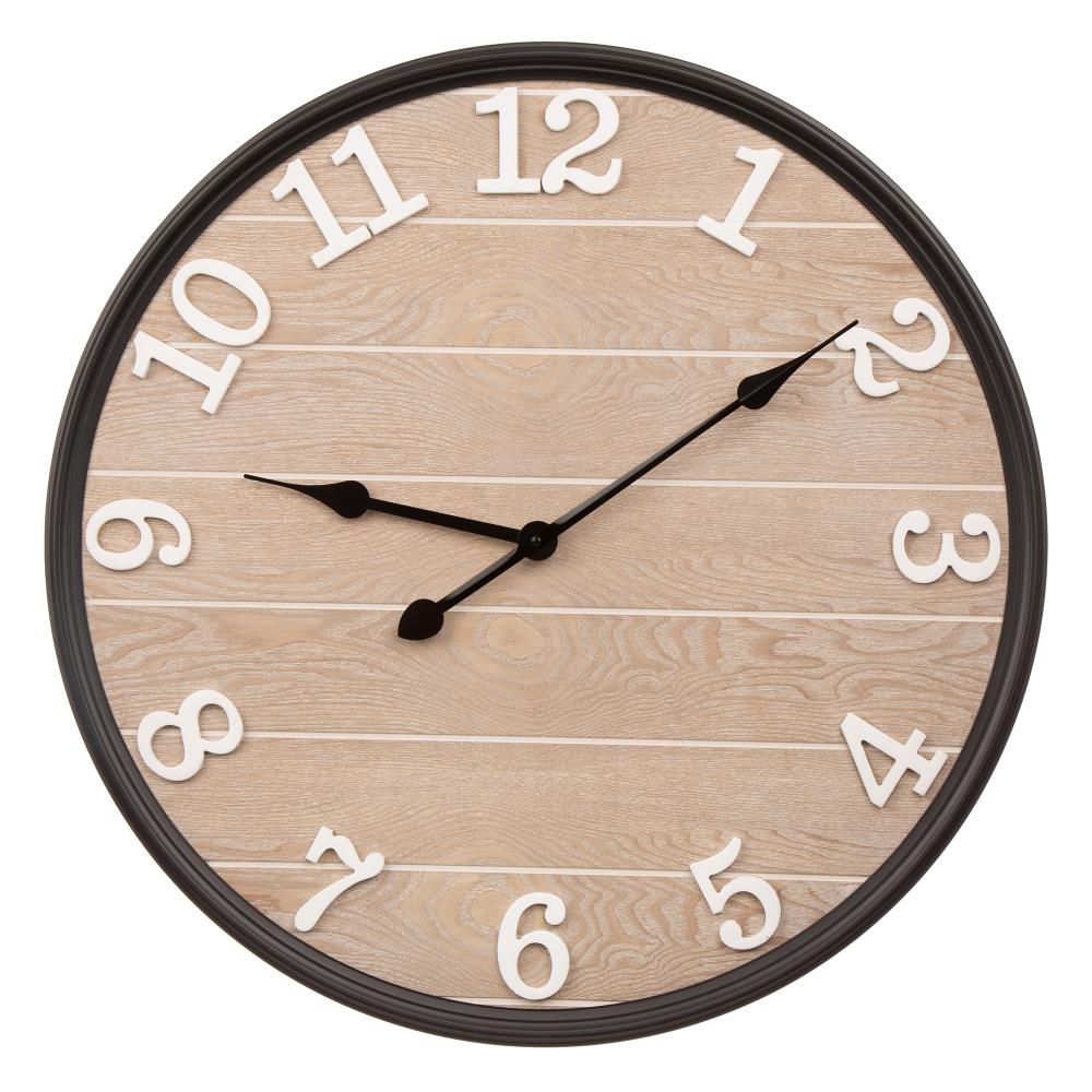 Glitzhome 2009300002 Analog Round Wall Farmhouse