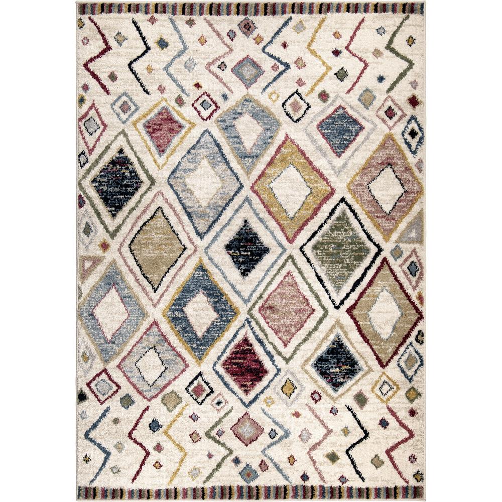 Orian Rugs 419801 West Village Settat 8 x 11 Soft White Indoor Geometric Southwestern Area Rug